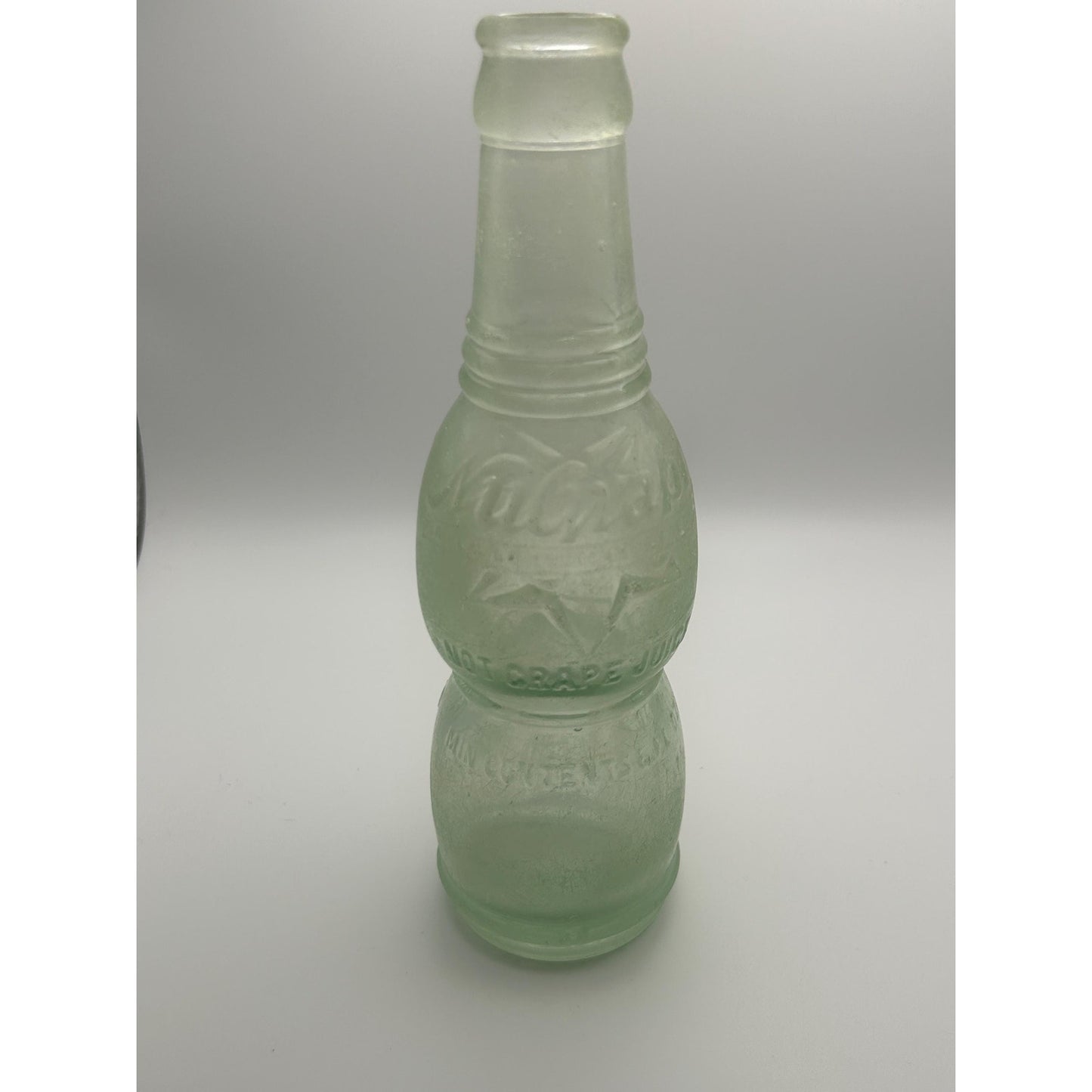 Antique NuGrape Soda Bottle, Savannah Georgia, Embossed 6 oz Green Glass, Patented March 9 1920 . Scarce vintage bottle. Savannah , GA