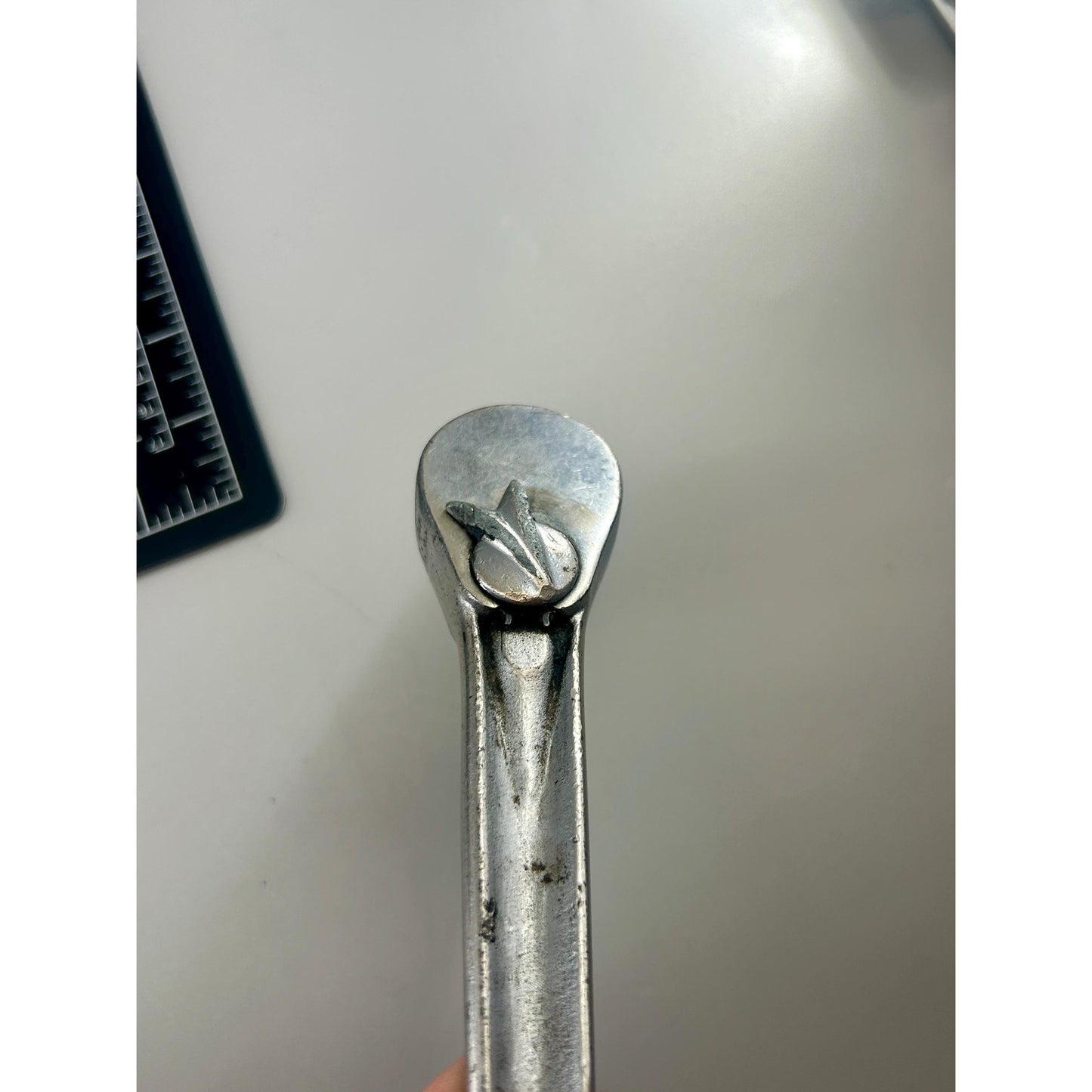 Vintage Craftsman V Series 1/2 Drive Ratchet USA Made Moore Drop Forge Mechanic Tool 1940s 1950s
