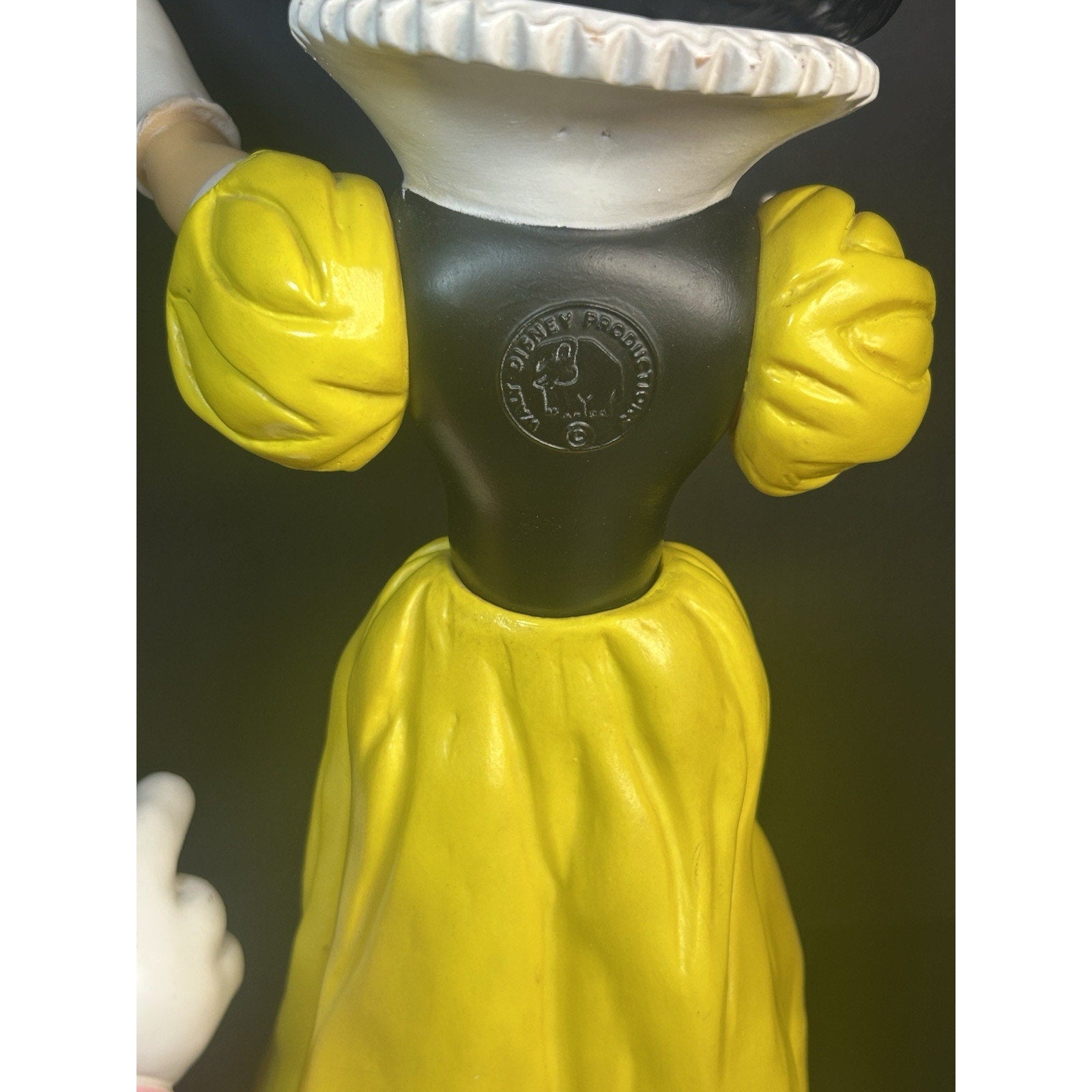 Snow White Disney 1963 Italian rubber squeak toy back view