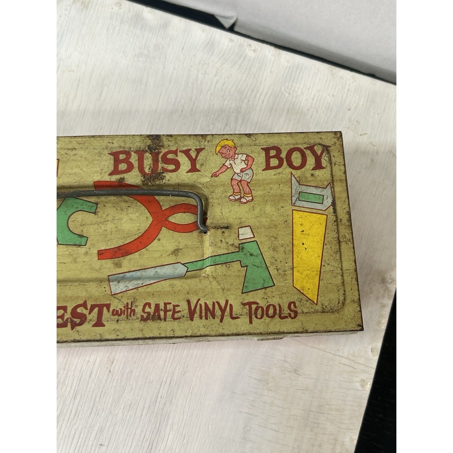 Vintage Ohio Art mid century toy chest base marking