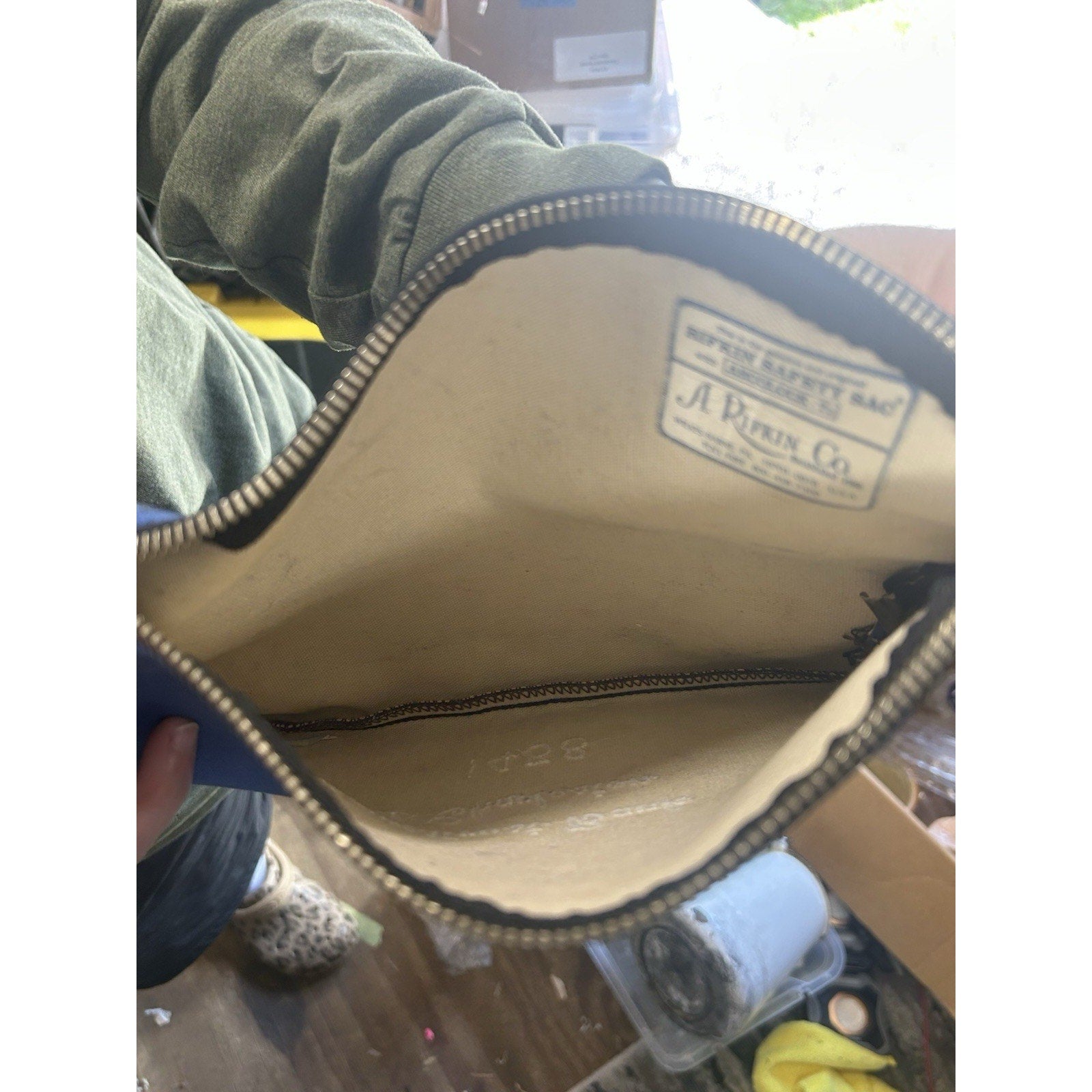 Rifkin vintage bank bag Charleston South Carolina overall
