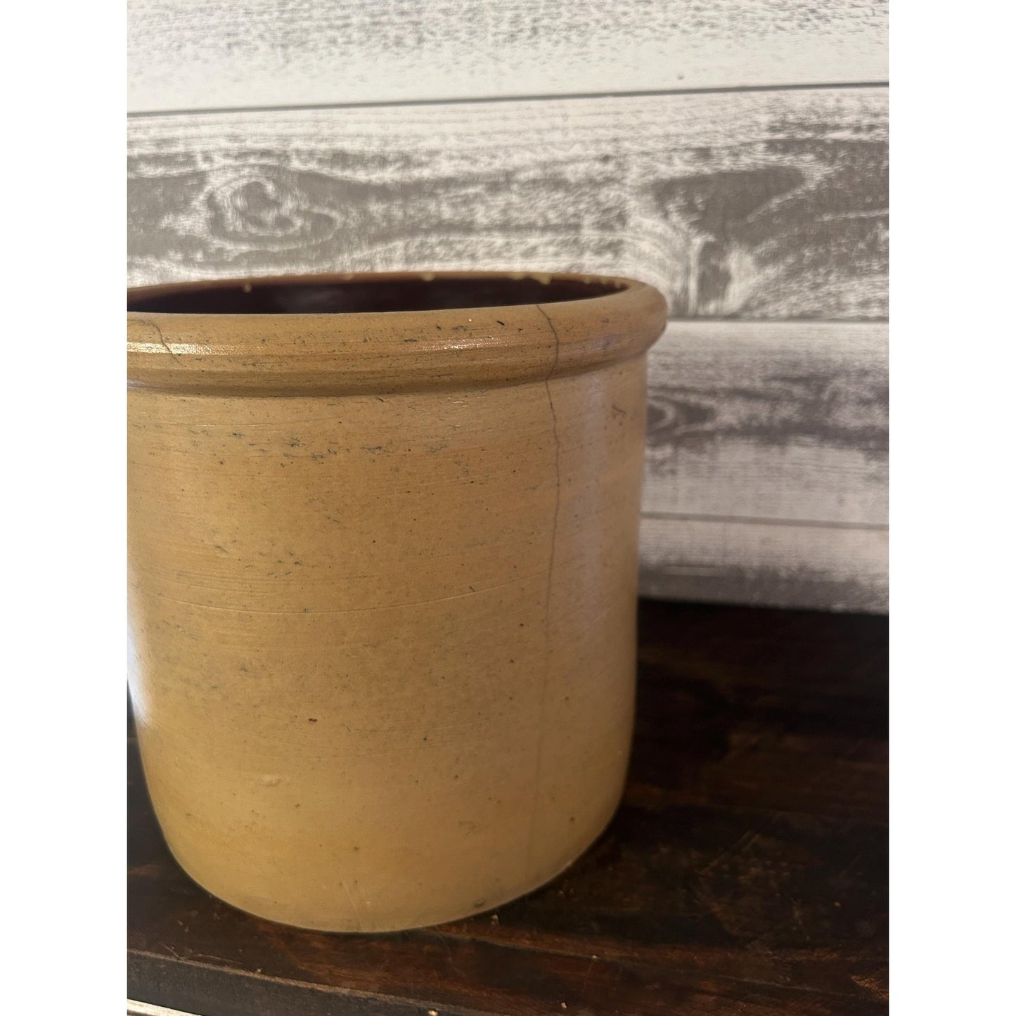 Antique Red Wing 2 Gallon Stoneware Crock Cobalt Blue Early 1900s