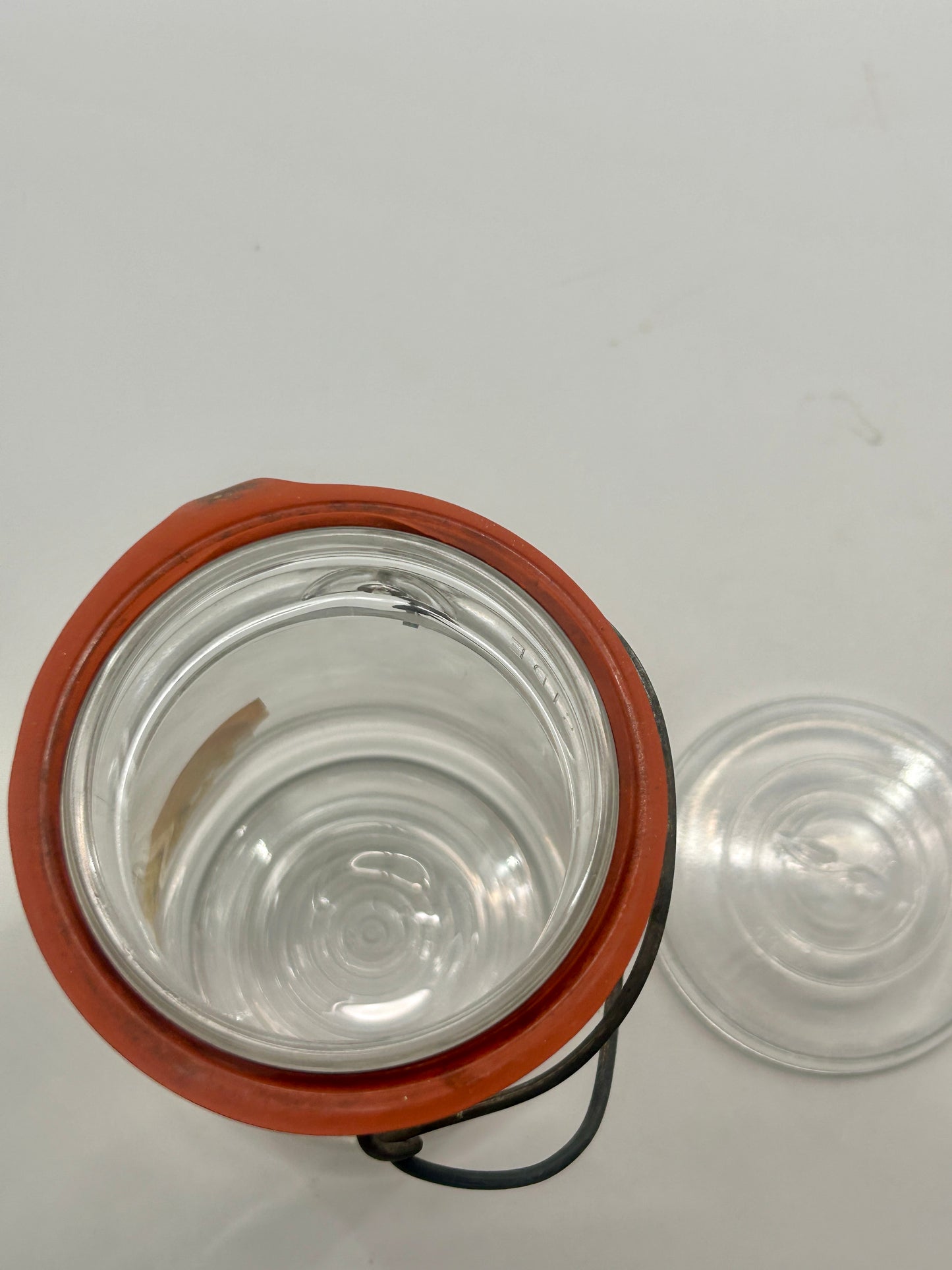 Scarce Complete Ball Eclipse Wide Mouth Jar With Glass Lid & Old Paper Label