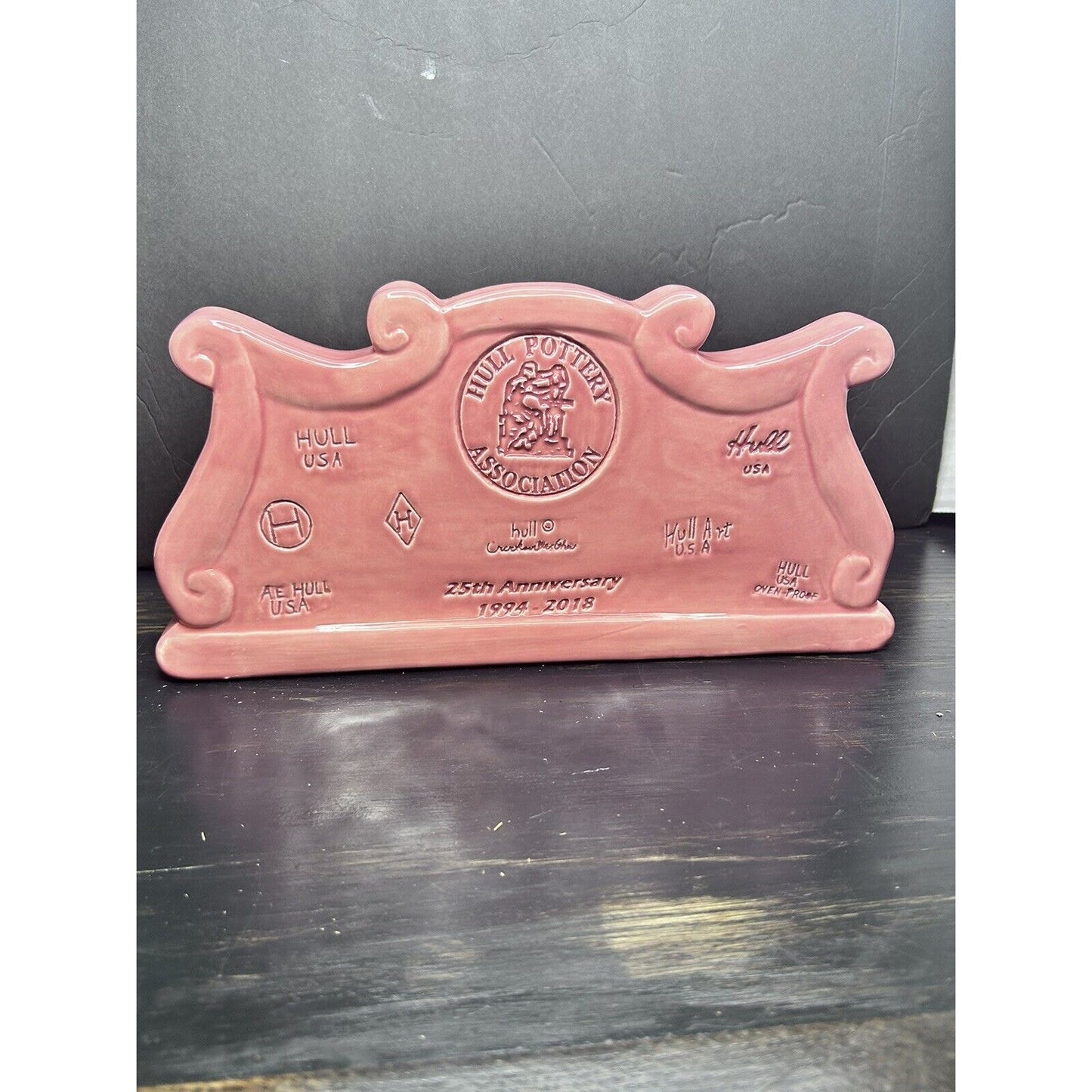 Hull Pottery 2018 Commemorative Plaque — 25th Anniversary — Limited Edition of 80
