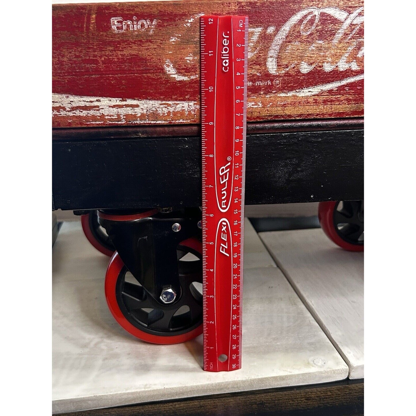 Custom-Built Restored Coca-Cola Wagon — One of a Kind — Lockable Wheels — RestoMod Display Piece