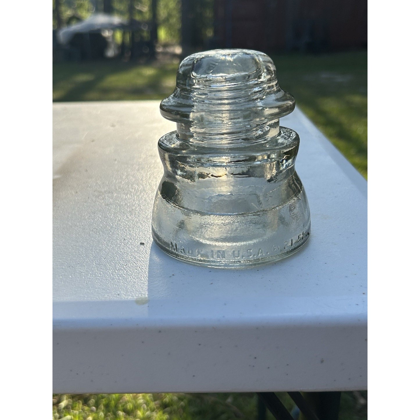 Armstrong crystal clear insulator light transparency base mark
