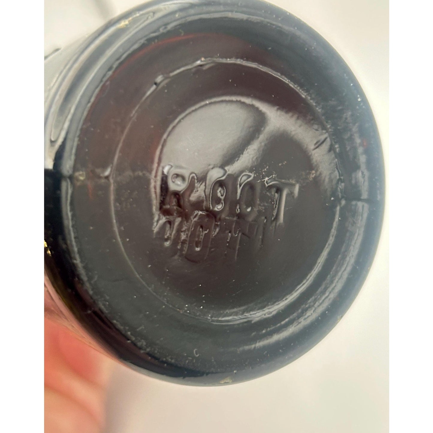 Antique 1910 Huntsville Alabama Coca-Cola Bottle, Cherry Amber Straight-Sided Coke, Double ROOT Error, Root 1069, Near Mint