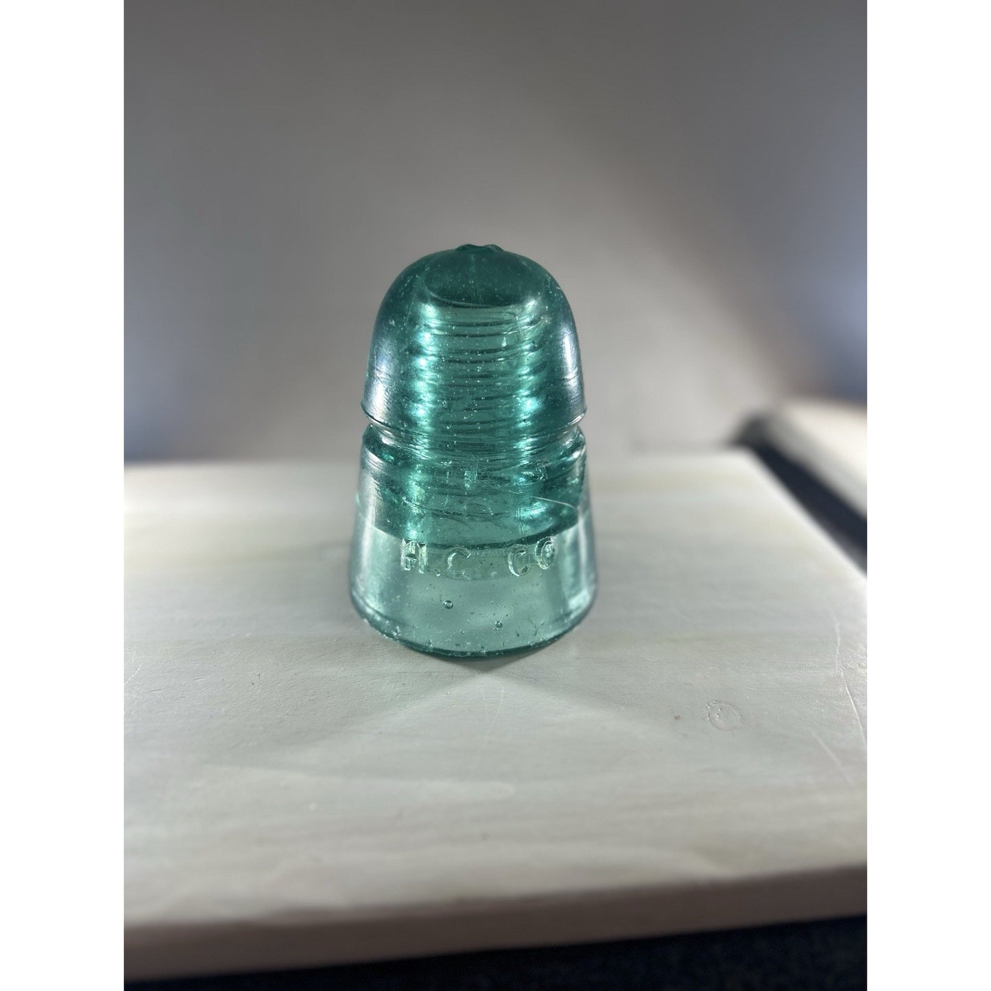 Very Rare Early H.C. & CO. Hemingray Insulator – CD 145 Beehive – Aqua - 1870’s