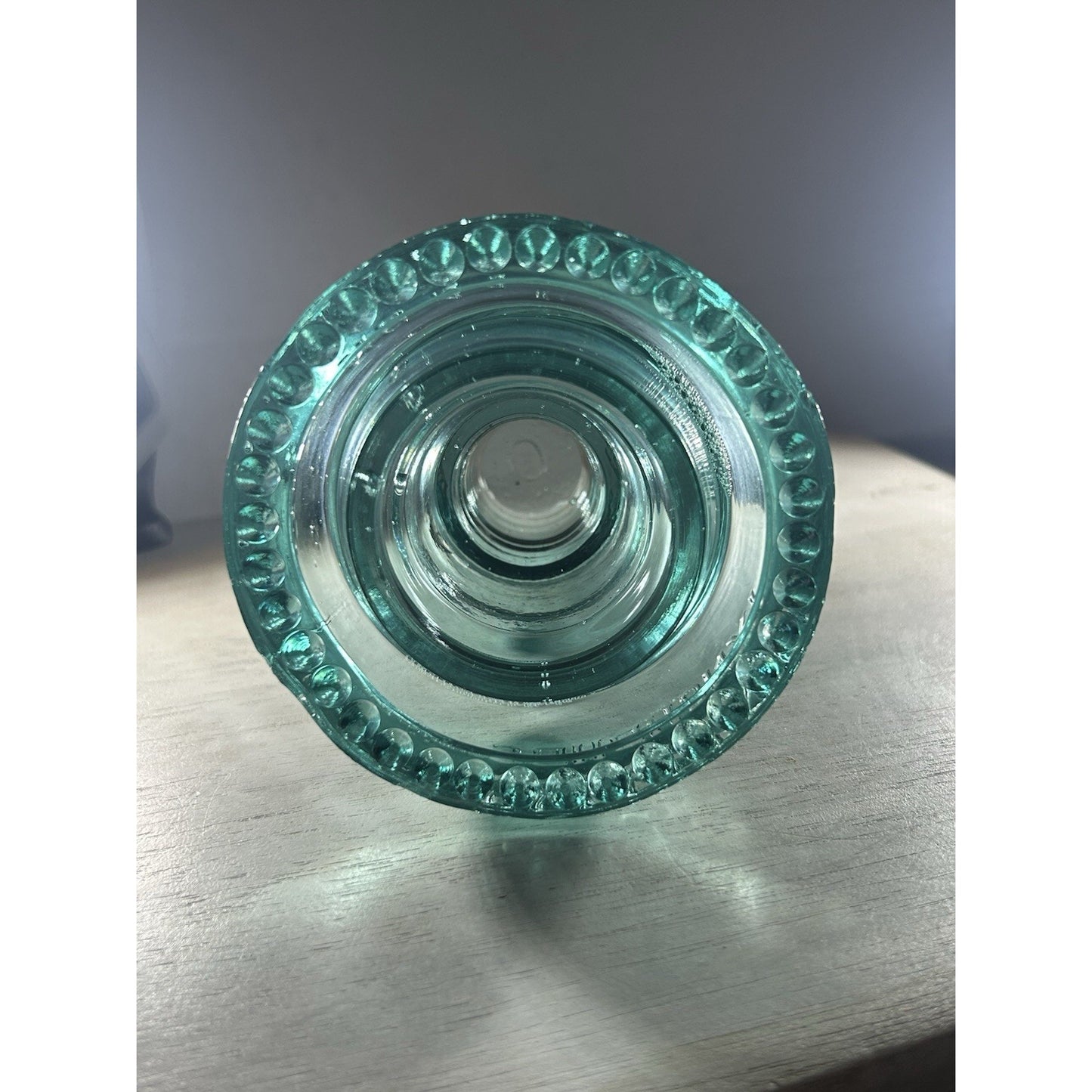 Rare Vintage Lynchburg No. 44 Glass Insulator – Ice Blue CD 154 – Made in USA –