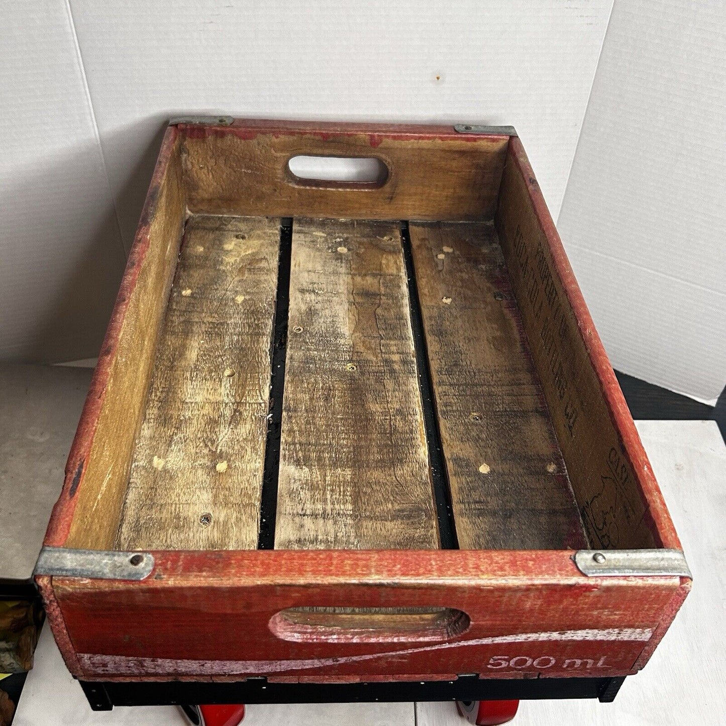 Custom-Built Restored Coca-Cola Wagon — One of a Kind — Lockable Wheels — RestoMod Display Piece