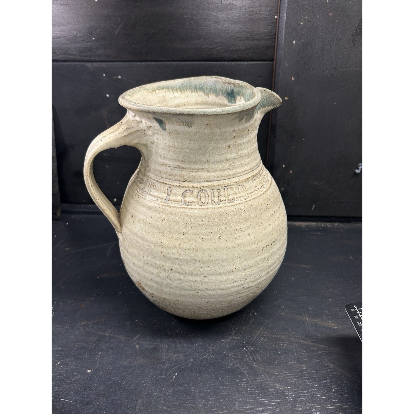 Vintage 1974 Studio Pottery Jug Orzel Signed – If I Could Only Remember My Name