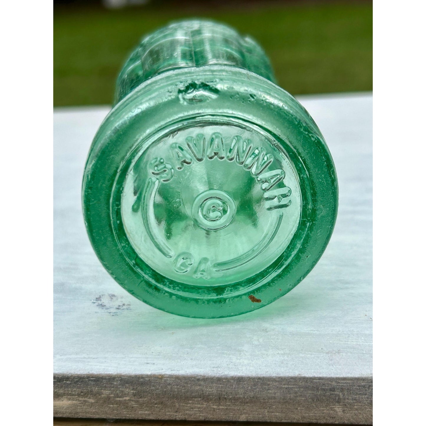Vintage 1938 Savannah GA Coca-Cola Bottle Chattanooga Glass D-105529 6 Oz Embossed Hobbleskirt Coke Bottle
