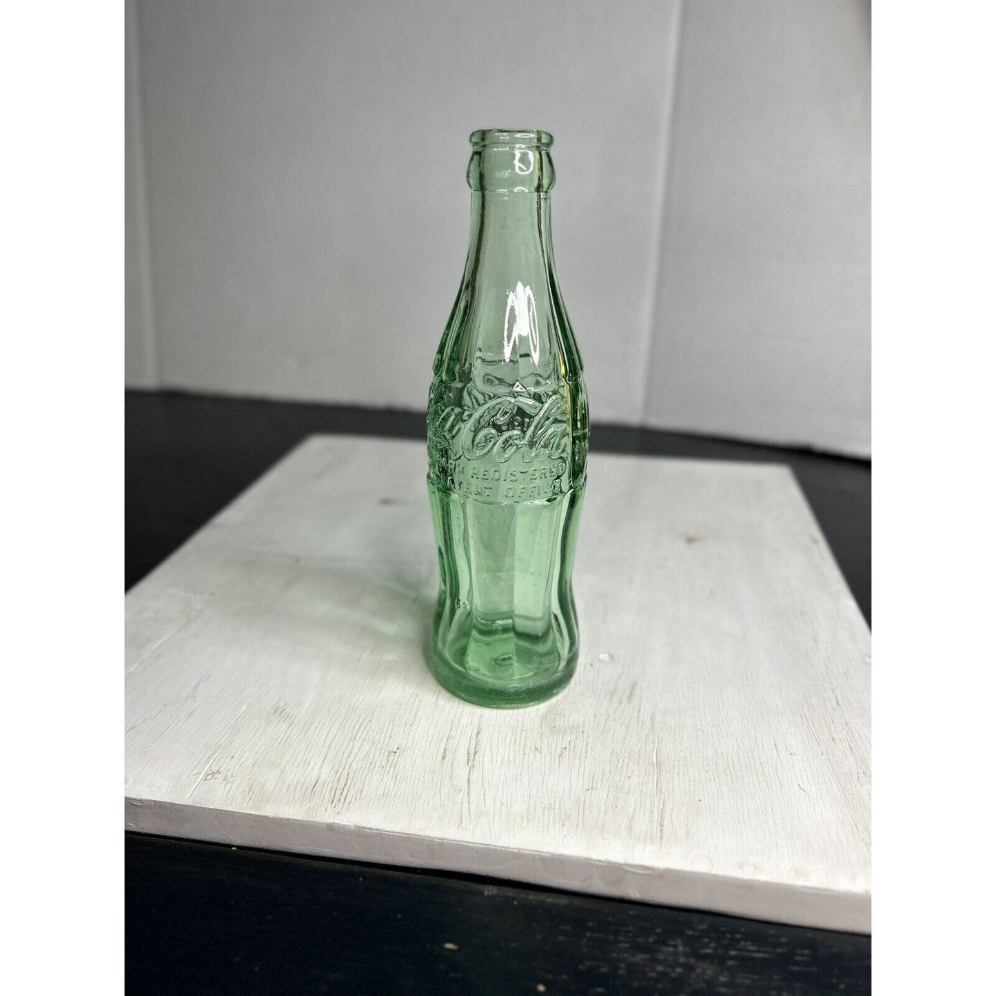 1958 Coke 6oz Athens GA hobbleskirt bottle full profile