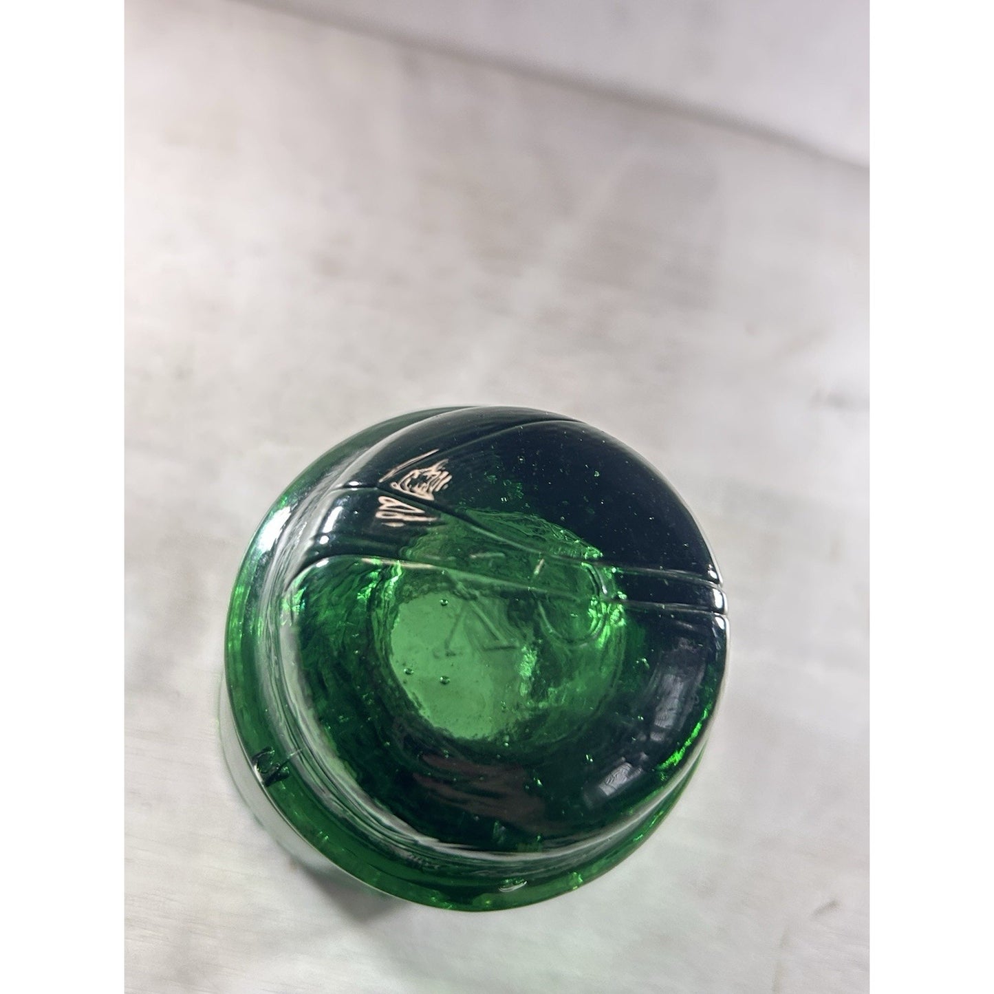 Vintage Deep Emerald Green Brookfield CD 145 Glass Insulator — Rare Color Variant
