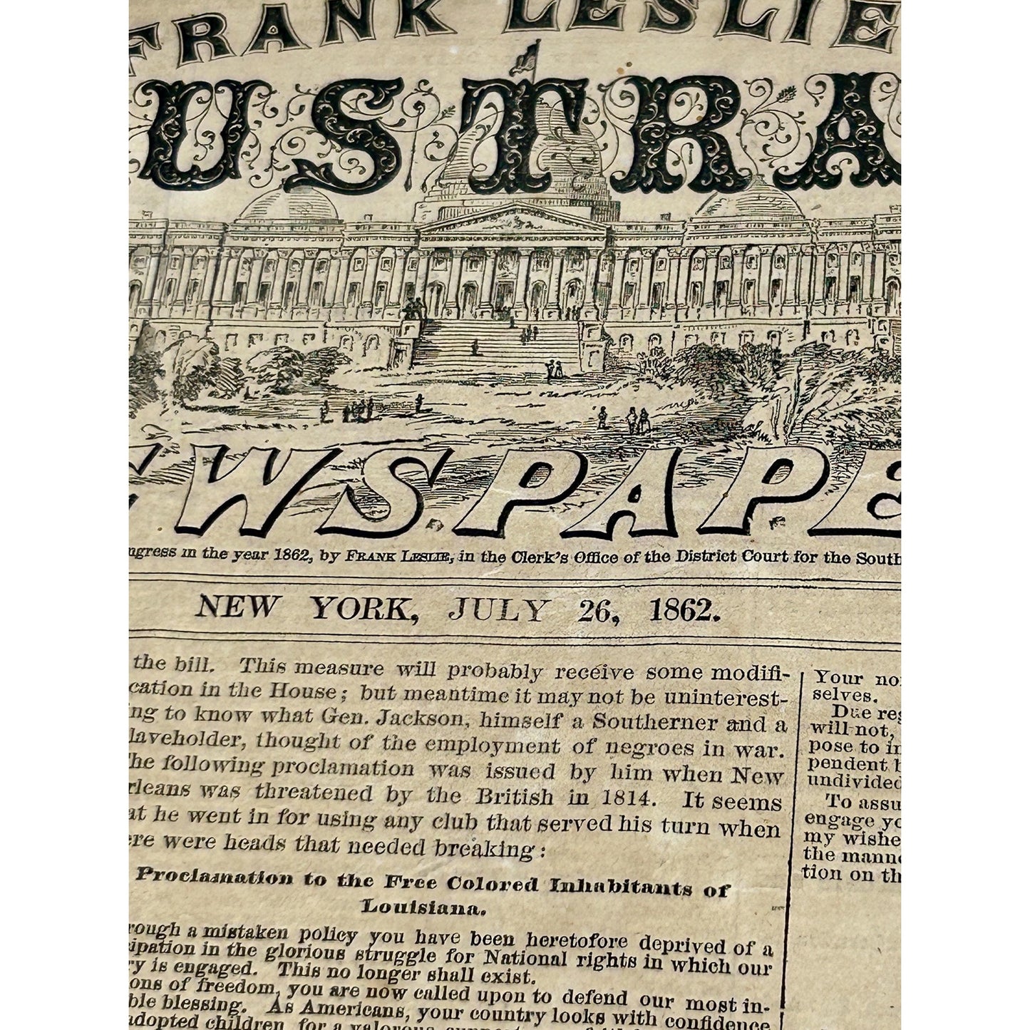 Antique Civil War 1862 Frank Leslie’s Newspaper Antietam Ironclad Original Covers Set of 3 Authentic Naval Battle Engraving Illustrated News