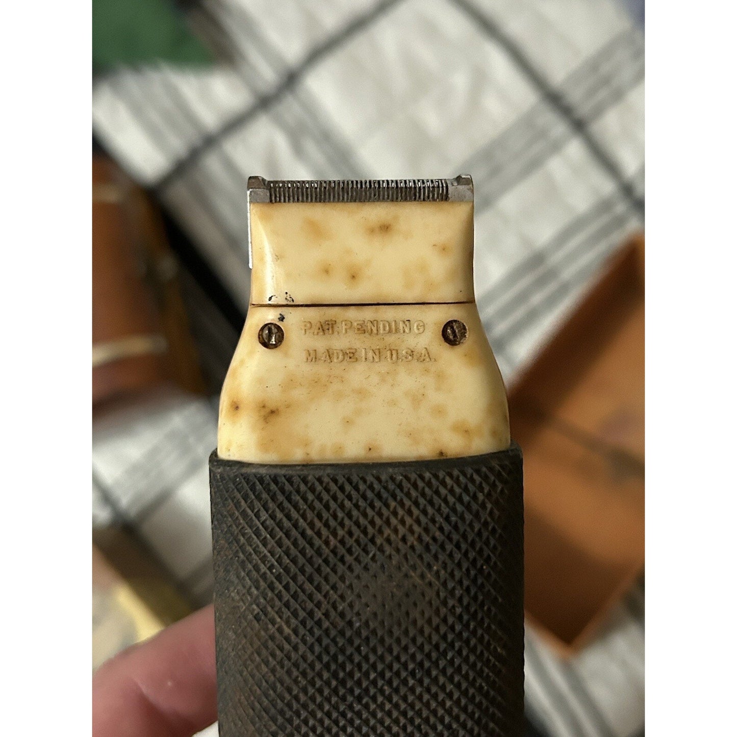Rare antique REMINGTON High Speed Rand Electric Shaver . Original Box