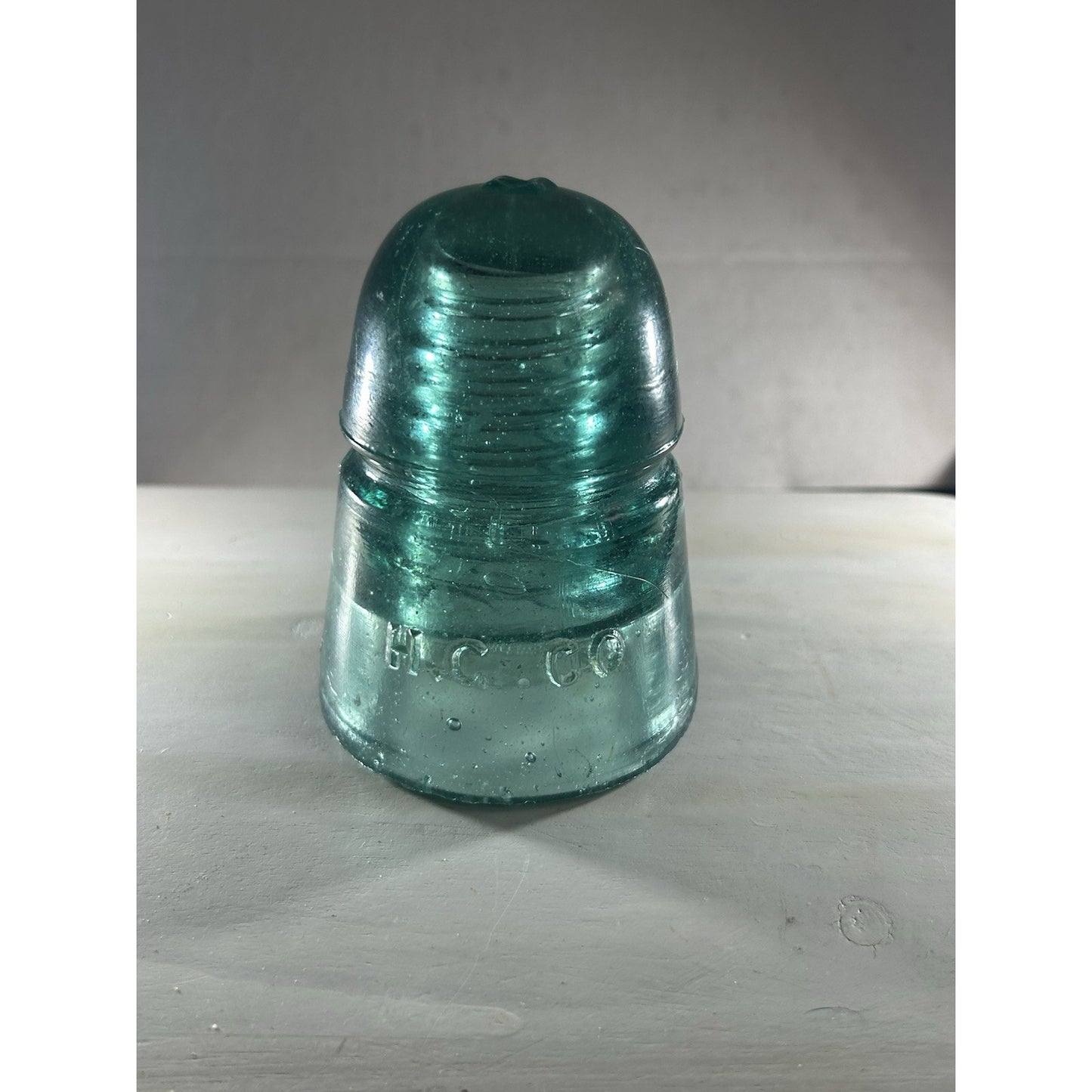 Very Rare Early H.C. & CO. Hemingray Insulator – CD 145 Beehive – Aqua - 1870’s
