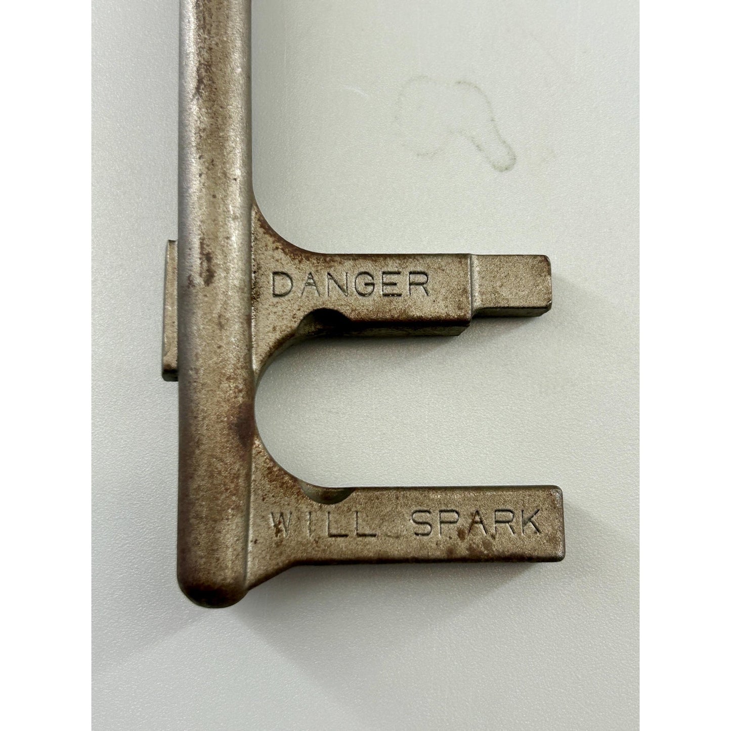 Rare Vintage Crescent Tool Co Pat Pend Valve Wheel Wrench Industrial Utility Fire Service Tool c1930s