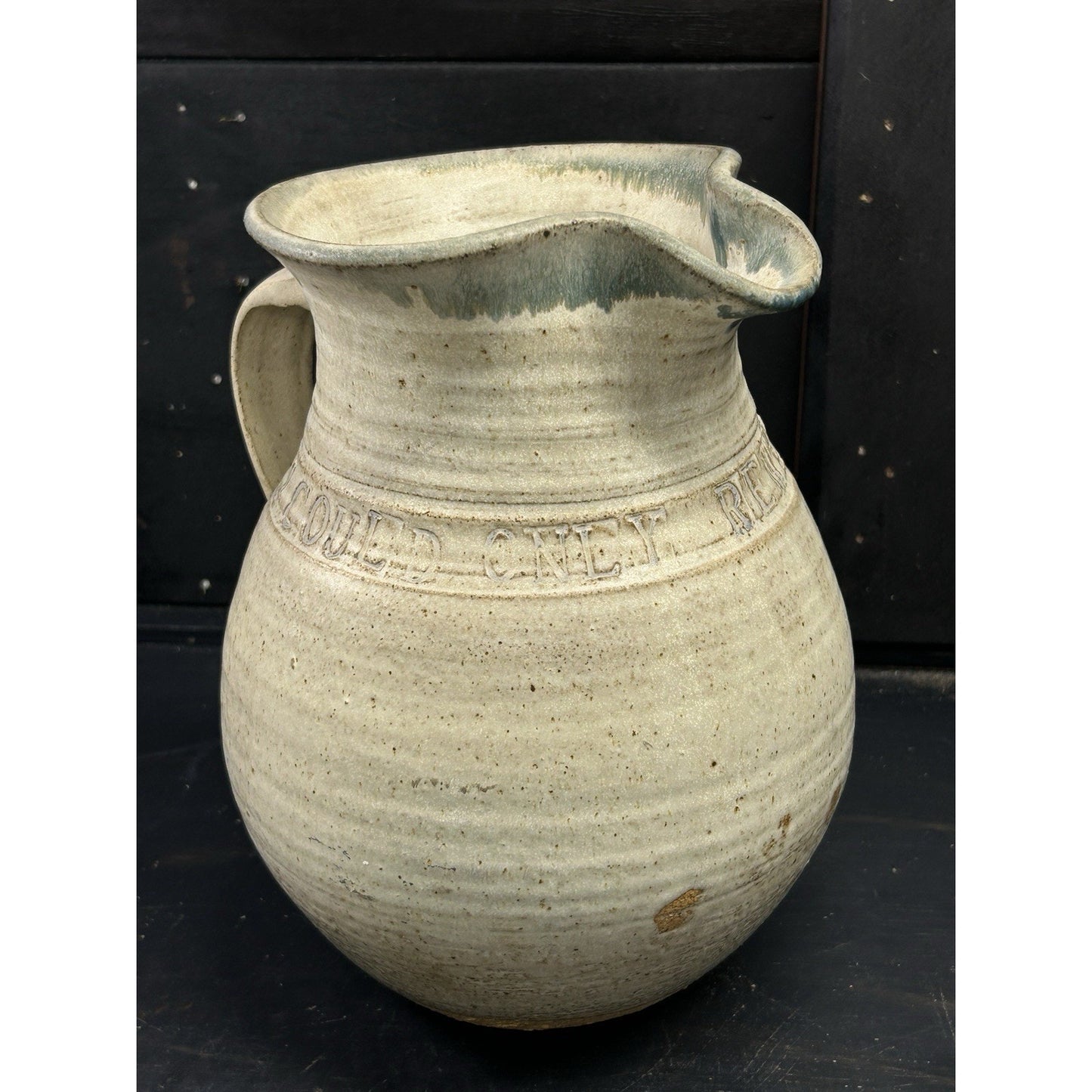 Vintage 1974 Studio Pottery Jug Orzel Signed – If I Could Only Remember My Name