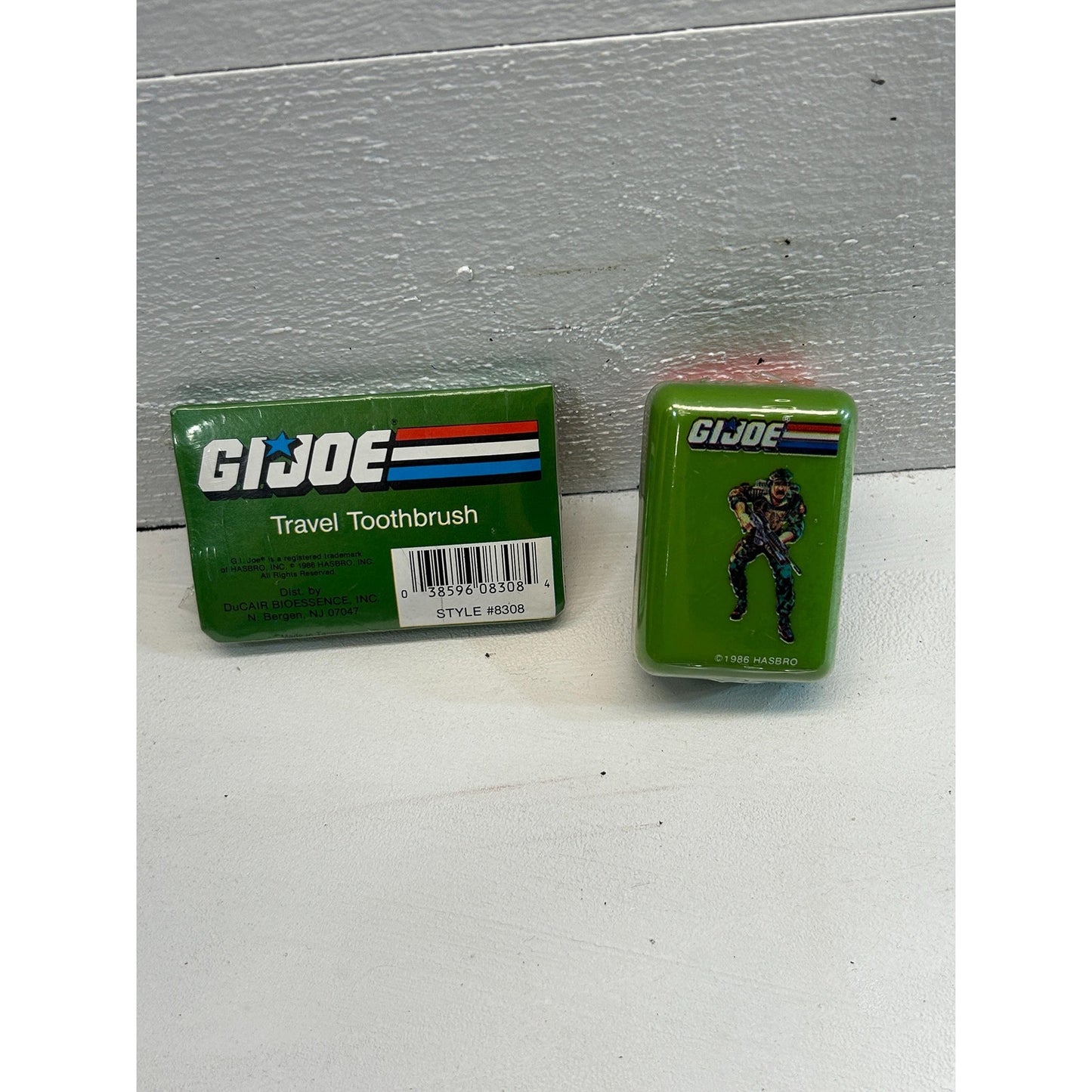 Vintage 1986 G.I. Joe Travel Toothbrush & Mini Soap Set – Hasbro Sealed Toiletries with Original Packaging – Retro Action Figure Toy