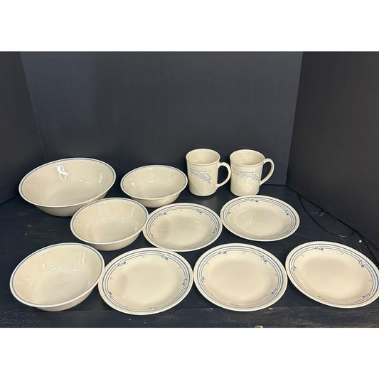 Vintage Corelle 11-piece Set: Blue Lilly, Country Violets, First Of Spring | Rare | Corning | Dining | Home_decor | Vintage_decor