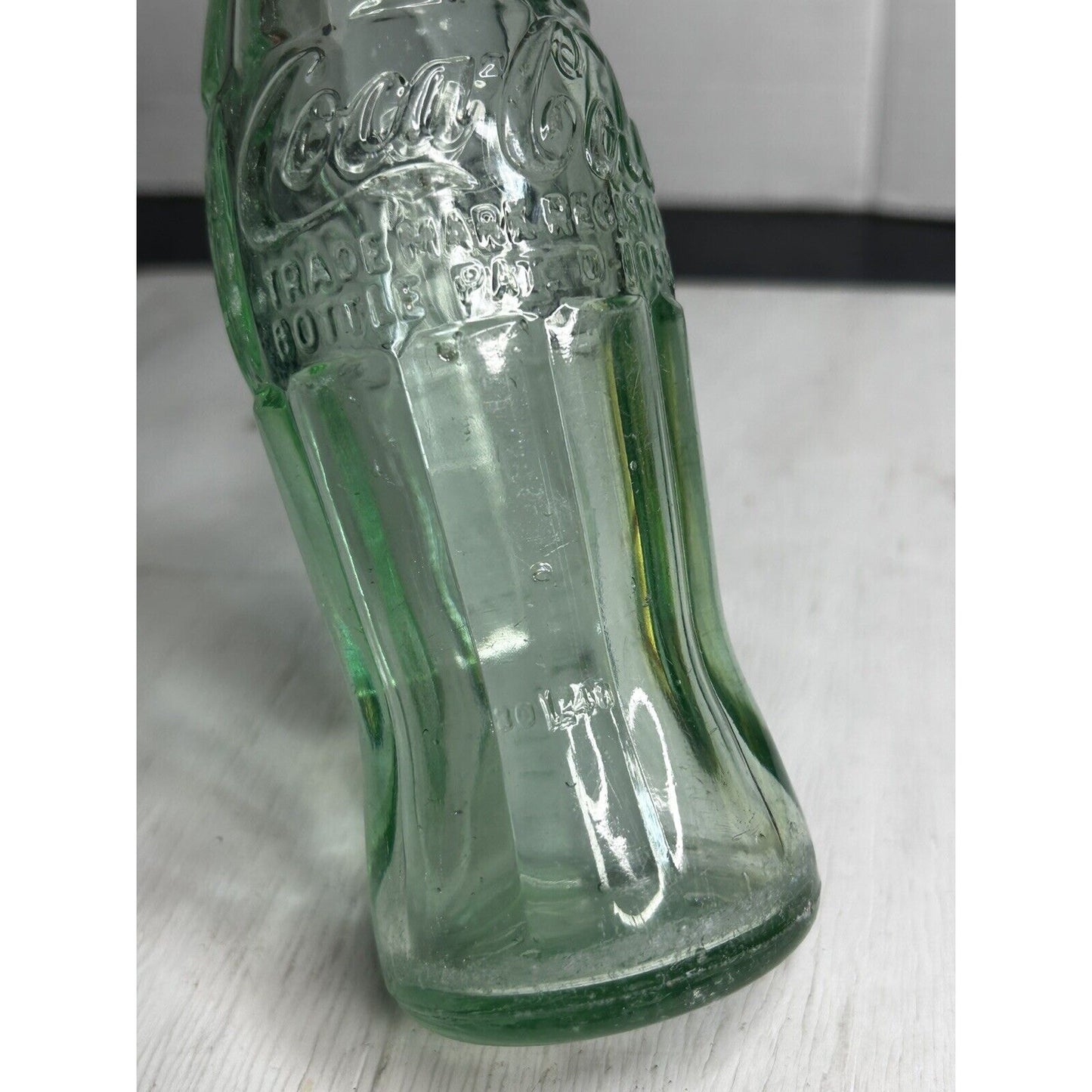 Antique 1939 Coca-Cola Hobbleskirt Bottle — Waycross, GA — PAT'D Embossed — WWII Era