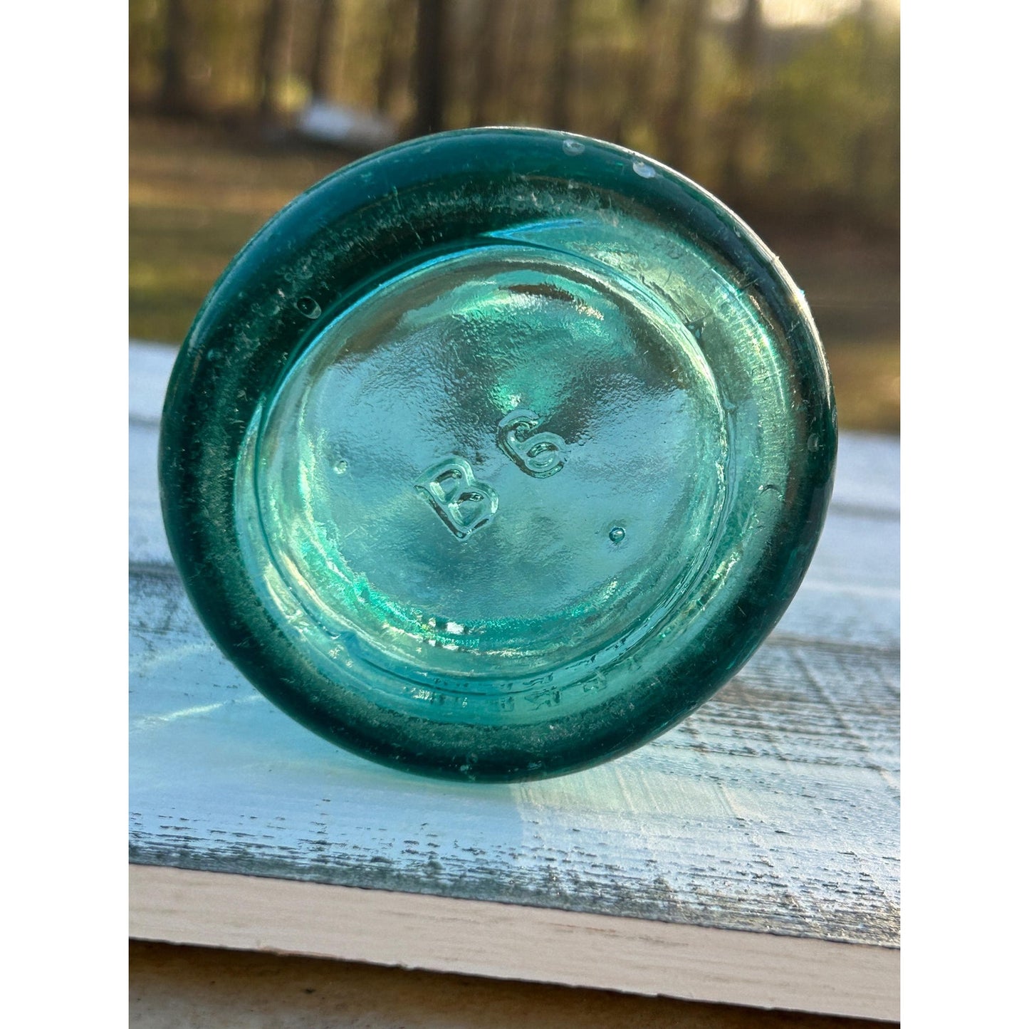 Moxie Nerve Food Aqua Glass Patent Medicine Bottle, Embossed Brockway Glass Collectible Decor
