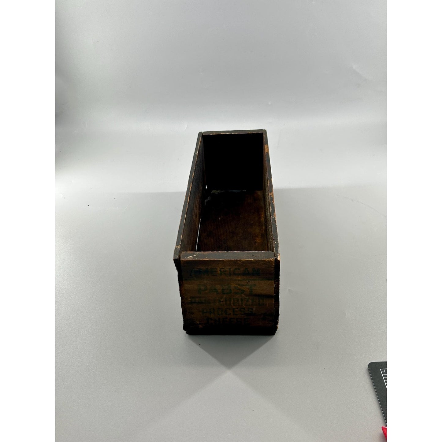 Antique Pabst Cheese Crate Wood Advertising Box Chicago IL Blue Label Pabst Blue Ribbon Related Farmhouse Decor