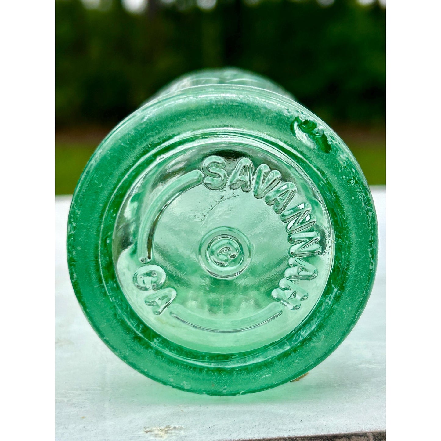 Vintage 1938 Savannah GA Coca-Cola Bottle Chattanooga Glass D-105529 6 Oz Embossed Hobbleskirt Coke Bottle