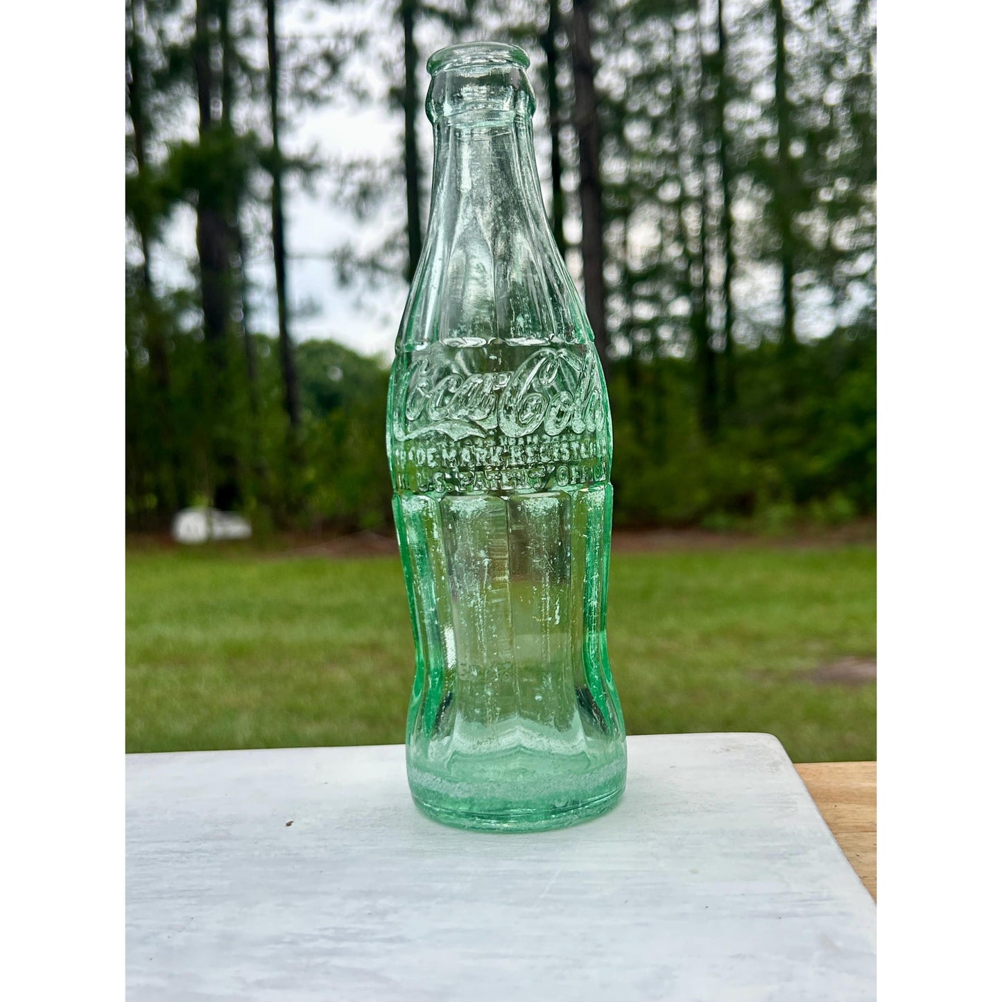 Vintage 1938 Savannah GA Coca-Cola Bottle Chattanooga Glass D-105529 6 Oz Embossed Hobbleskirt Coke Bottle