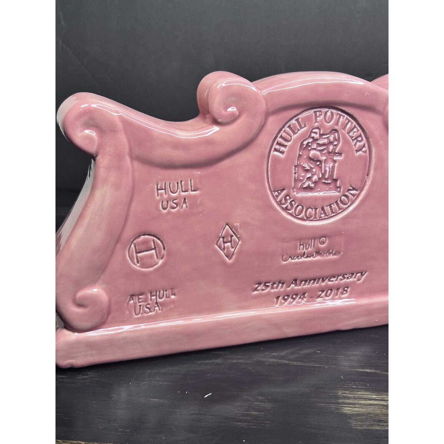 Hull Pottery 2018 HPA commemorative plaque only 80 made