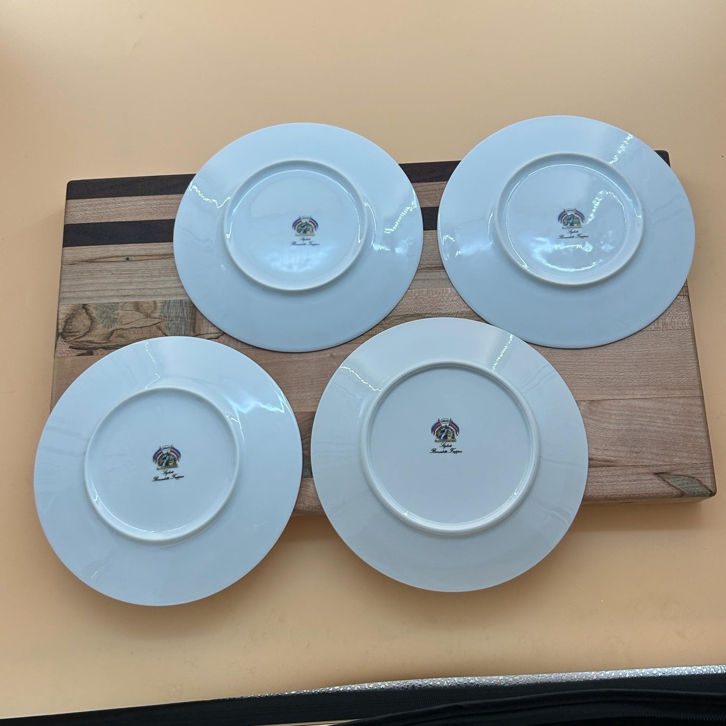 French Revolution Bicentennial Plate Set • Apilco France Porcelain • Bastille Lafayette Estates General • 1989 Wall Decor