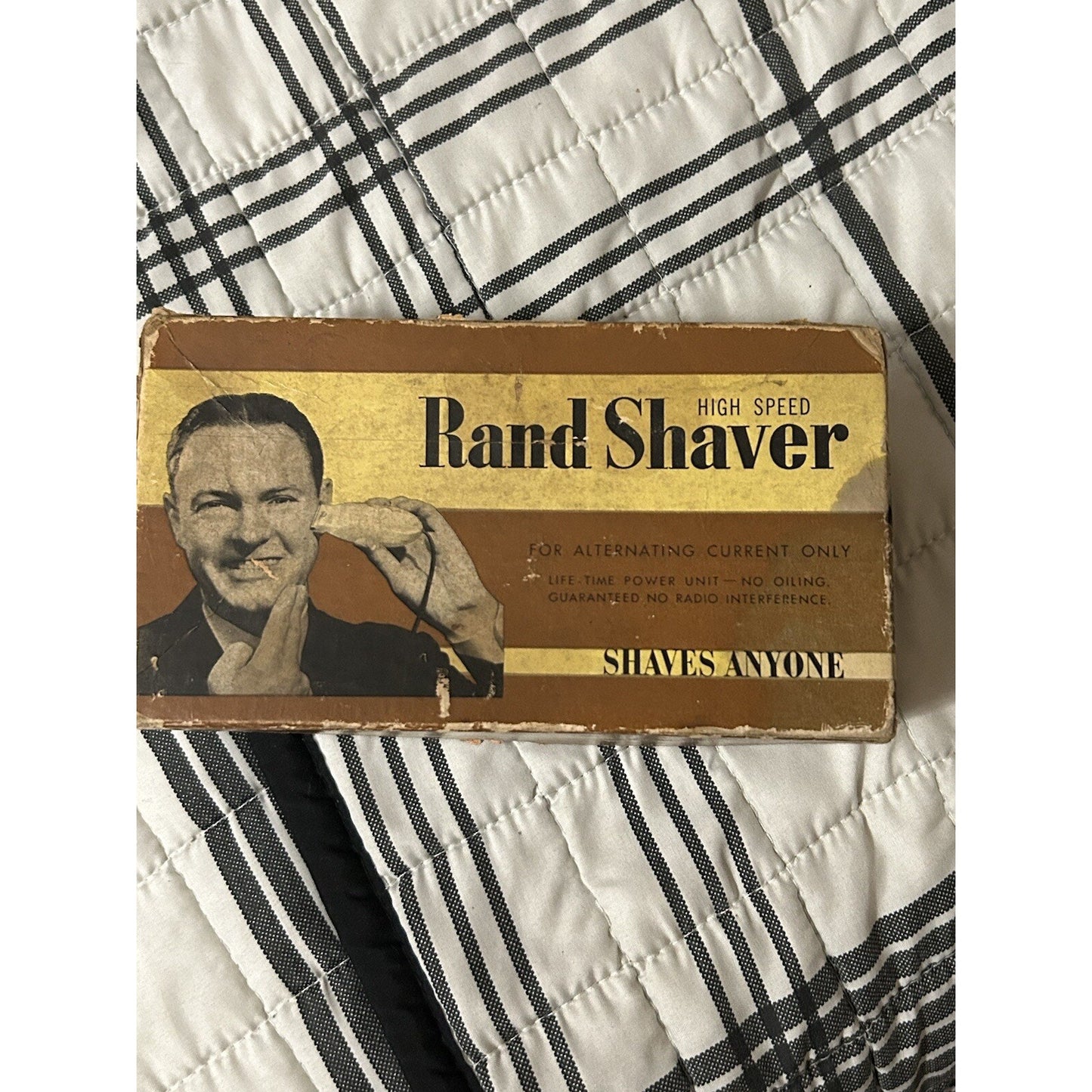 Rare antique REMINGTON High Speed Rand Electric Shaver . Original Box