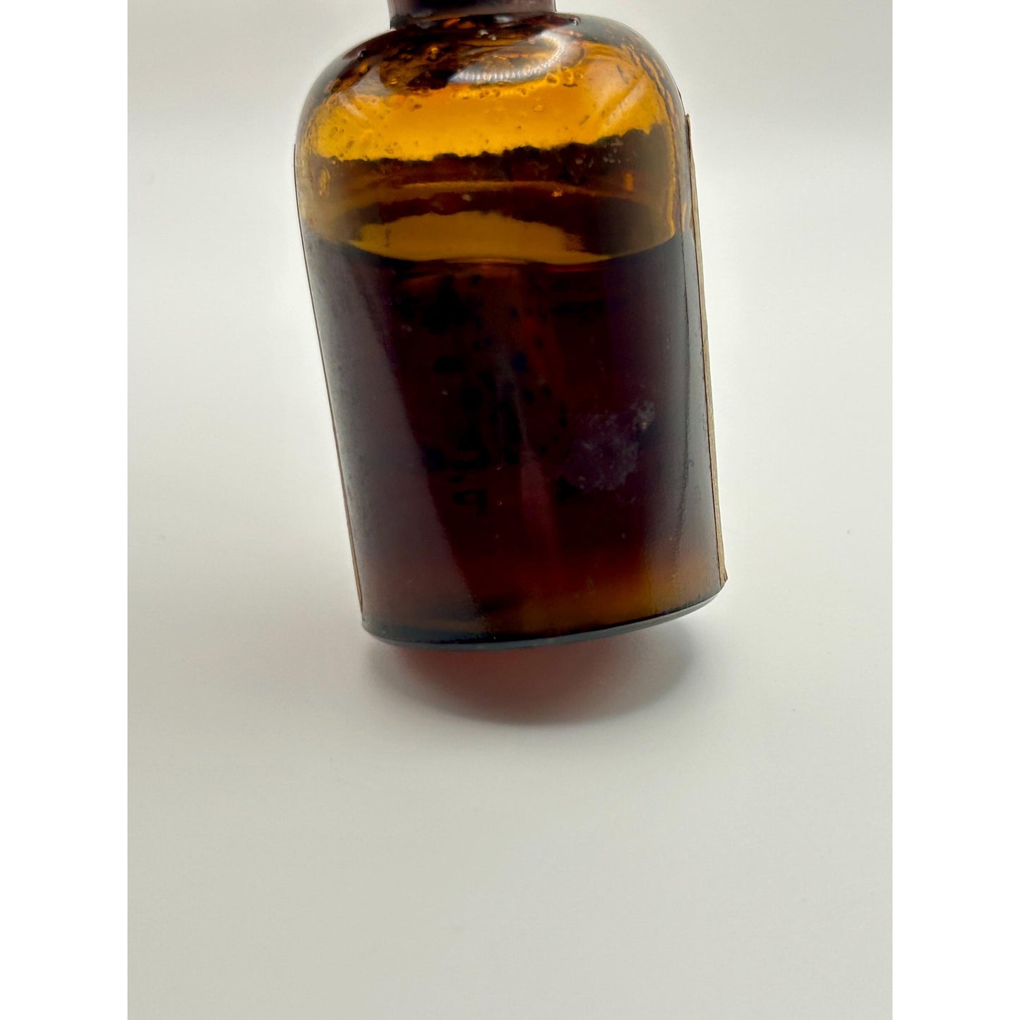 Antique Amber Apothecary Poison Bottle Eli Lilly Pharmacy Medicine Bottle Calcium Sulphide Vintage Drugstore Glass. Rare original contents
