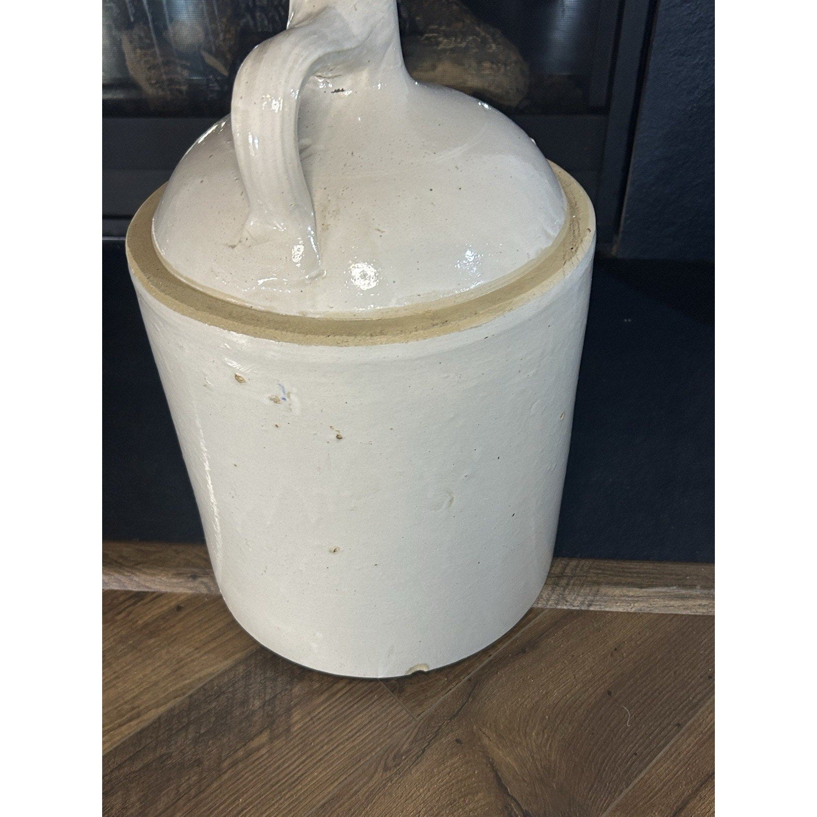 Antique Red Wing Minnesota pottery 5 gallon crock full view