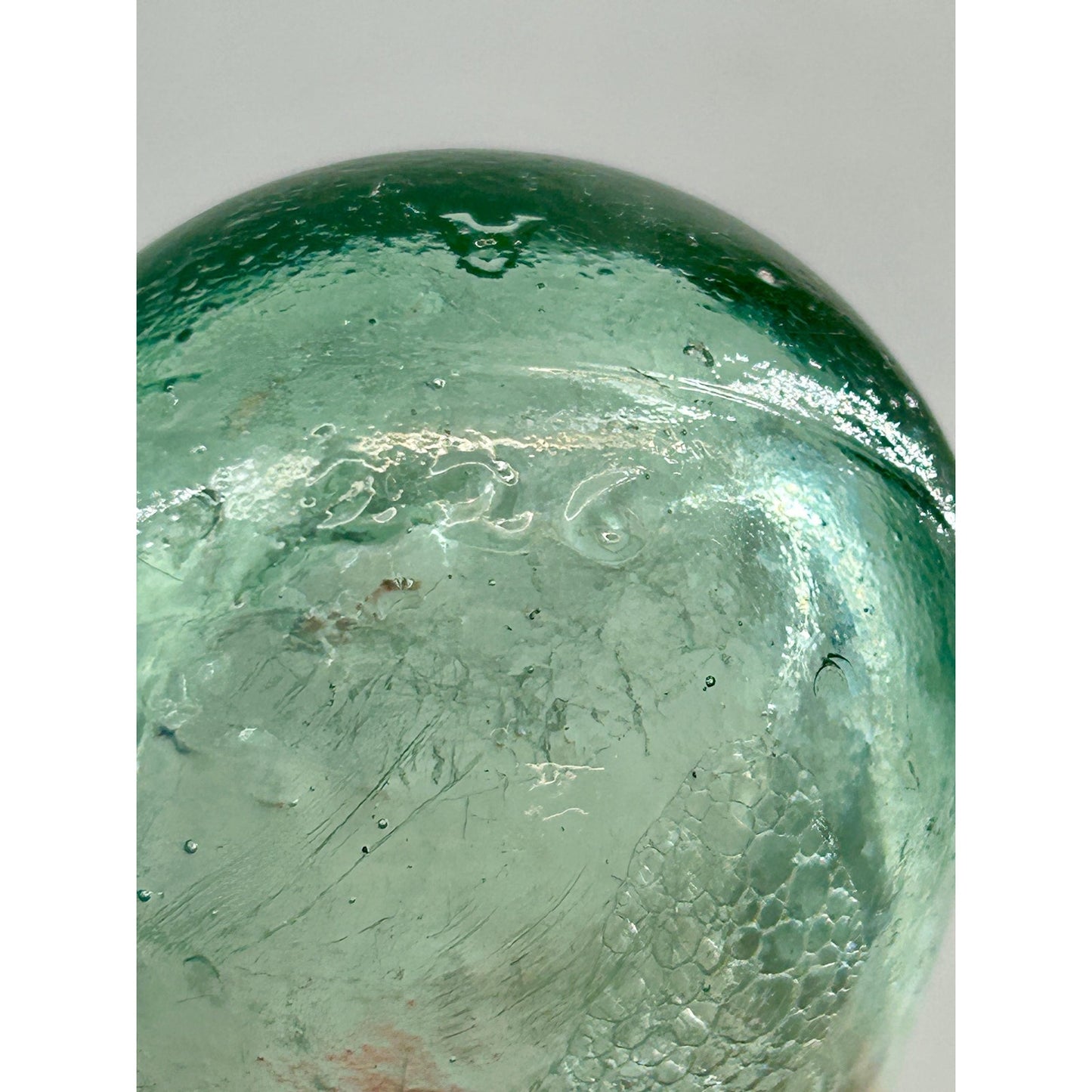 Antique Rare Aqua Whiskey Bottle c1870-1885 Applied Collar Hand Blown Whittle Glass Deep Push Up Base. Scarce find.