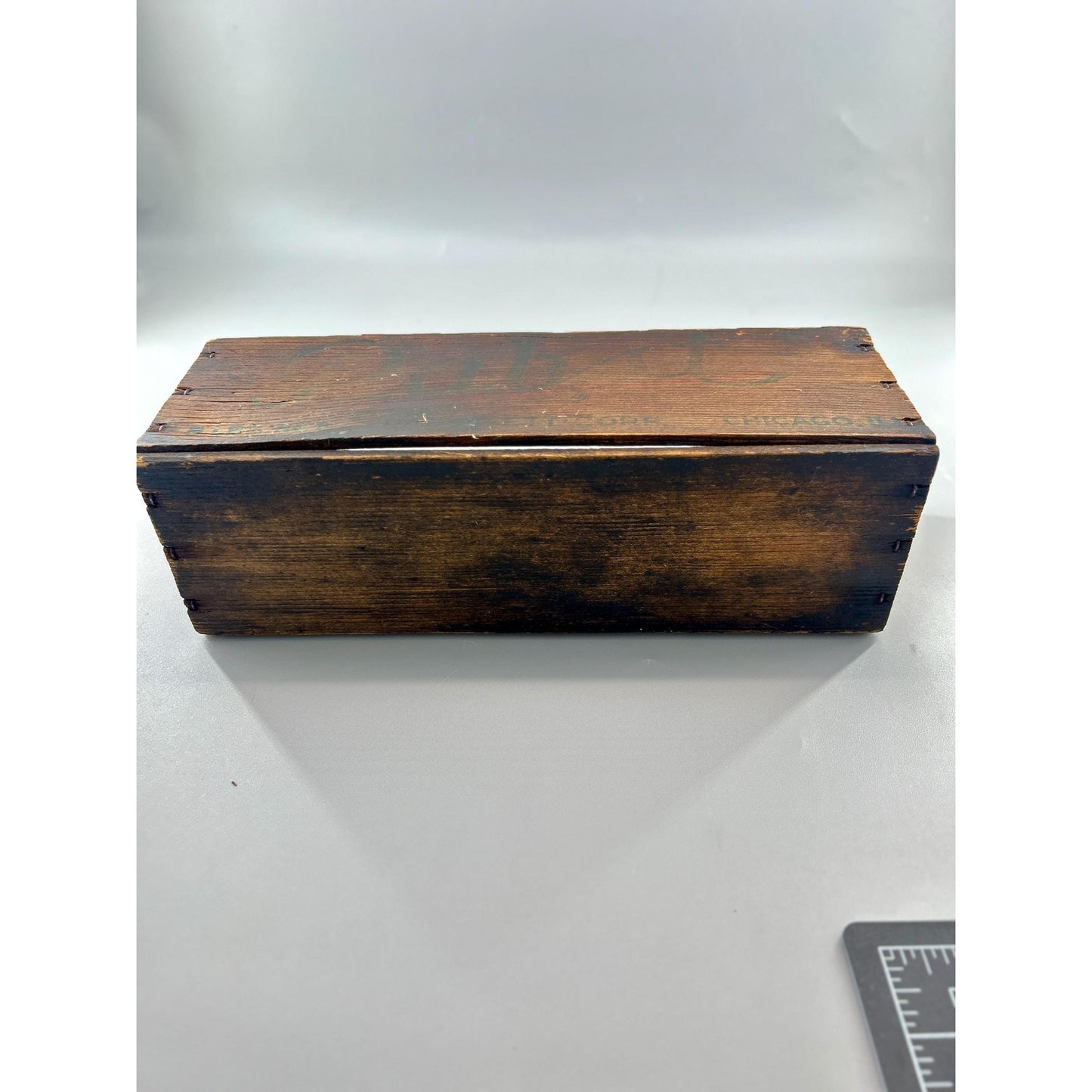 Antique Pabst Cheese Crate Wood Advertising Box Chicago IL Blue Label Pabst Blue Ribbon Related Farmhouse Decor