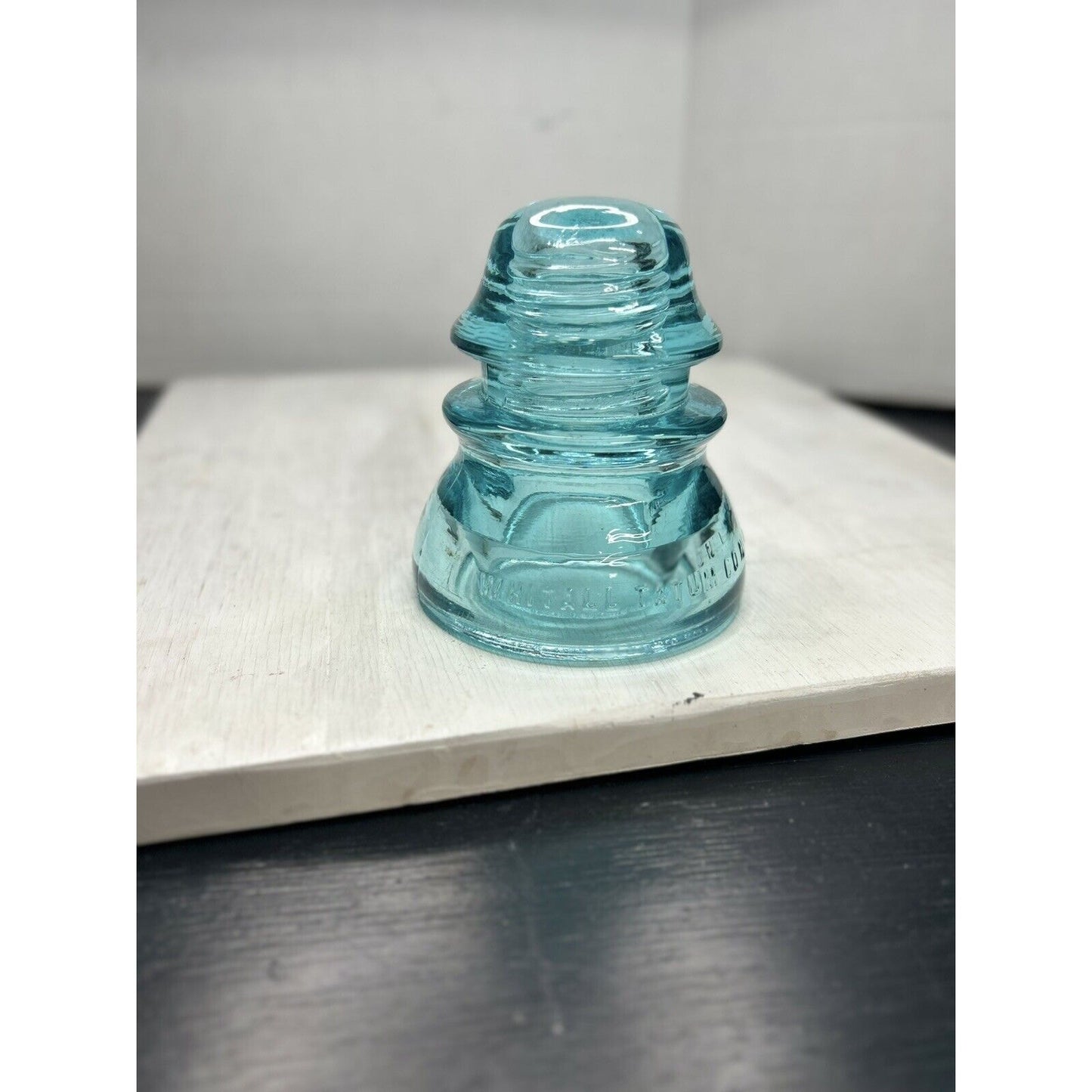 Whitall Tatum icy blue insulator light transparency color