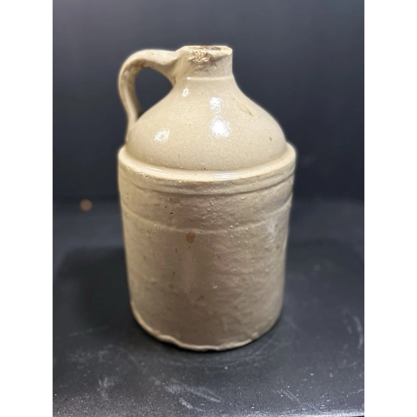 Antique 2 Gallon Stoneware Pottery Moonshine Whiskey Jug Crock Primitive
