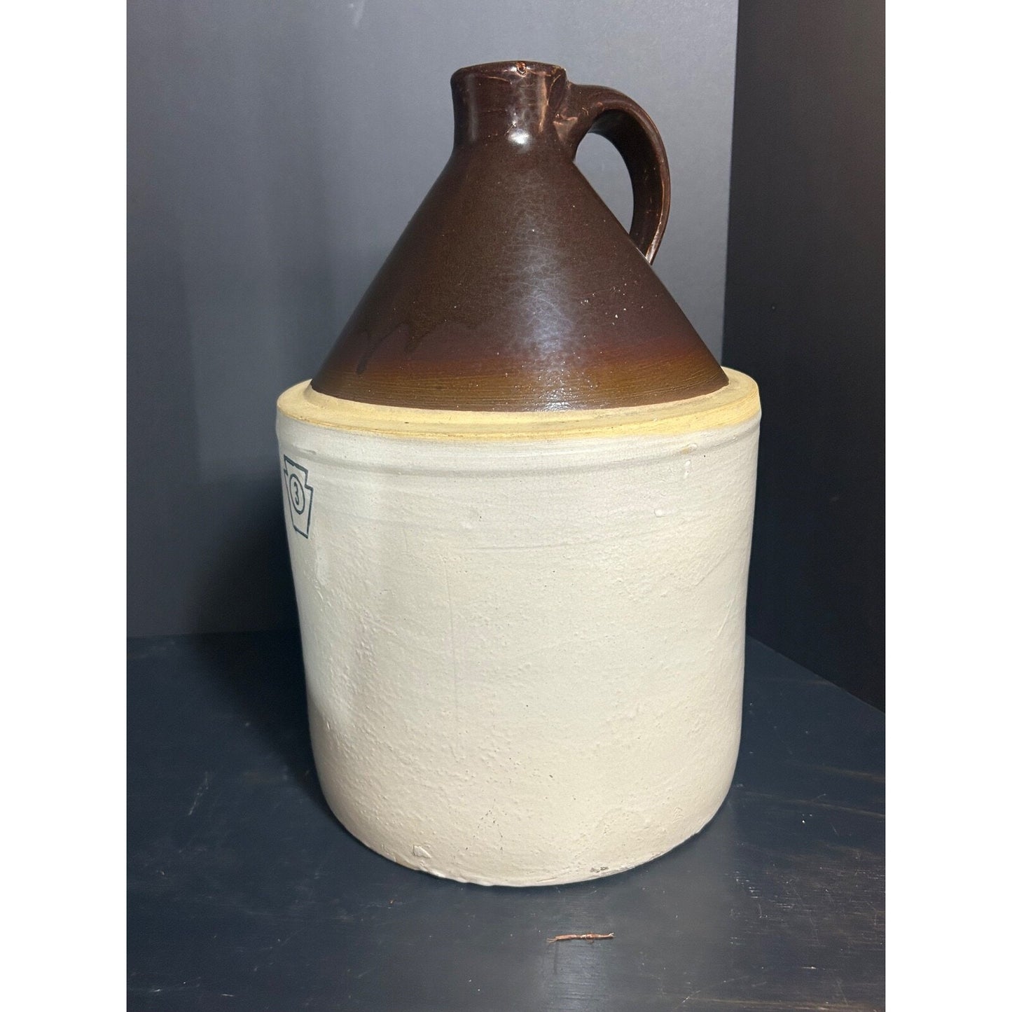 Pfaltzgraff stoneware 3 gallon crock number 3 keystone mark