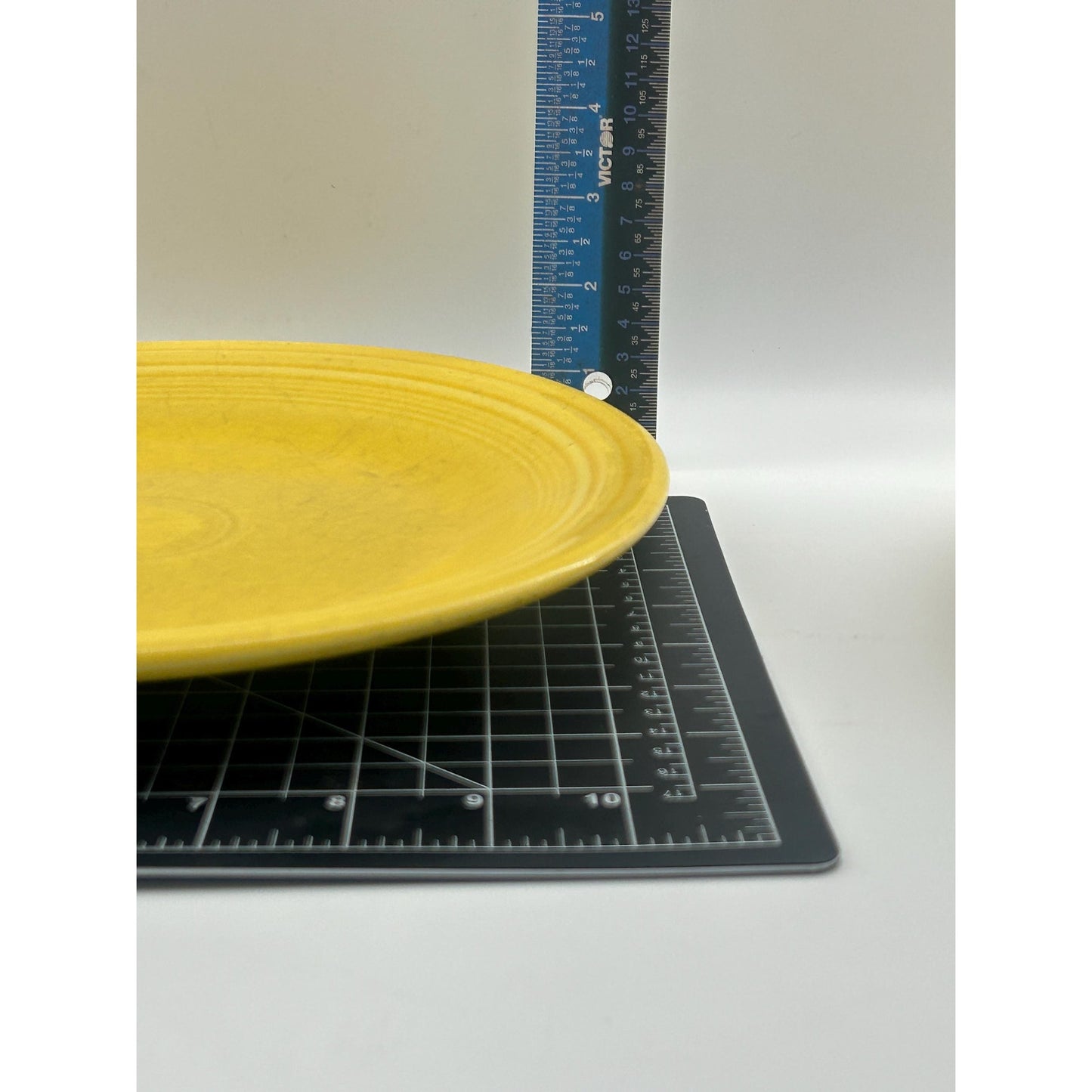 Fiesta Sunflower Yellow Dinner Plates Set • Homer Laughlin Fiesta Ware • Lead Free USA • Yellow Ring Rim Plates • 10.5” Vintage Style