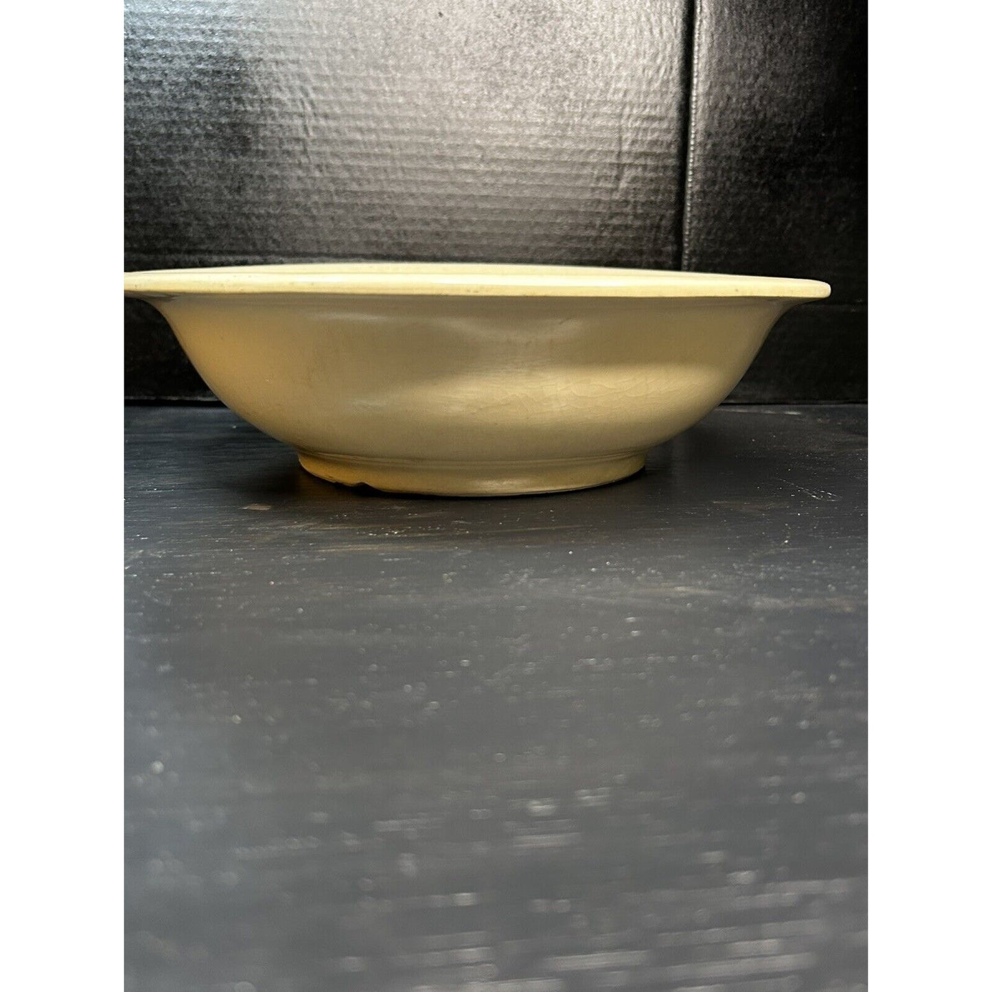 Vintage McCoy Pottery USA 7515 Cream White Mixing Bowl — 10.75" — Farmhouse Utility Stoneware