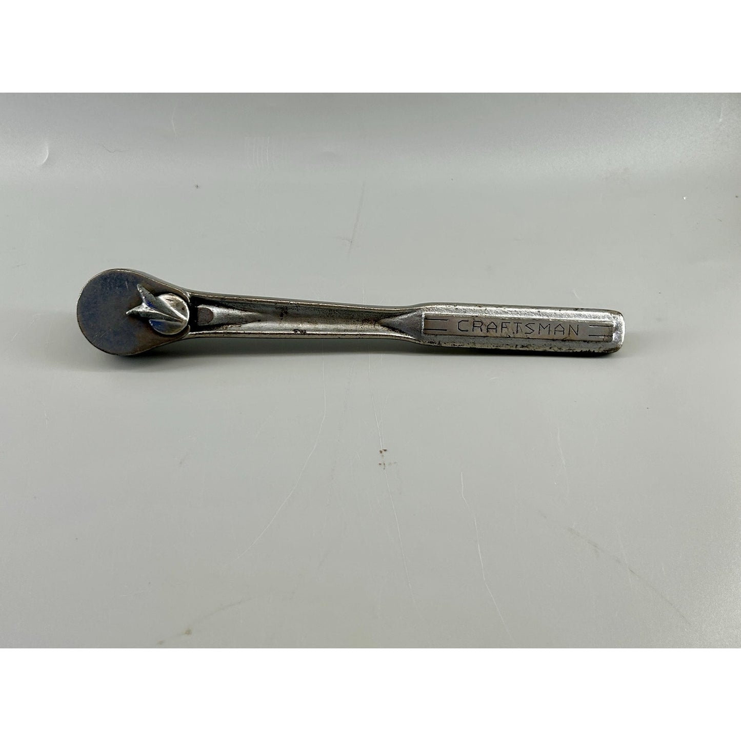 Vintage Craftsman V Series 1/2 Drive Ratchet USA Made Moore Drop Forge Mechanic Tool 1940s 1950s