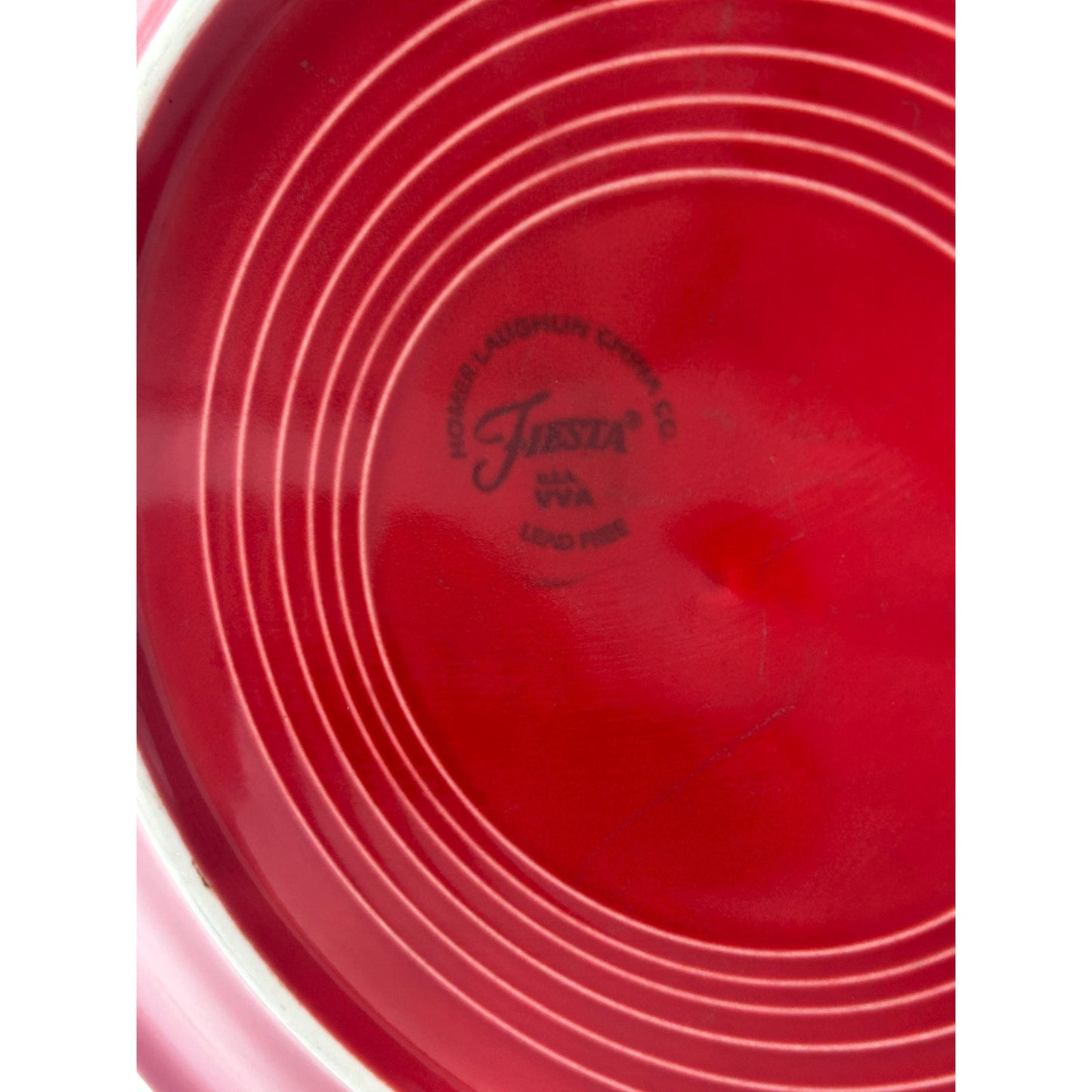 Vintage Red Fiestaware Plates Set of 3 | Homer Laughlin Fiesta Red Dinner Plates