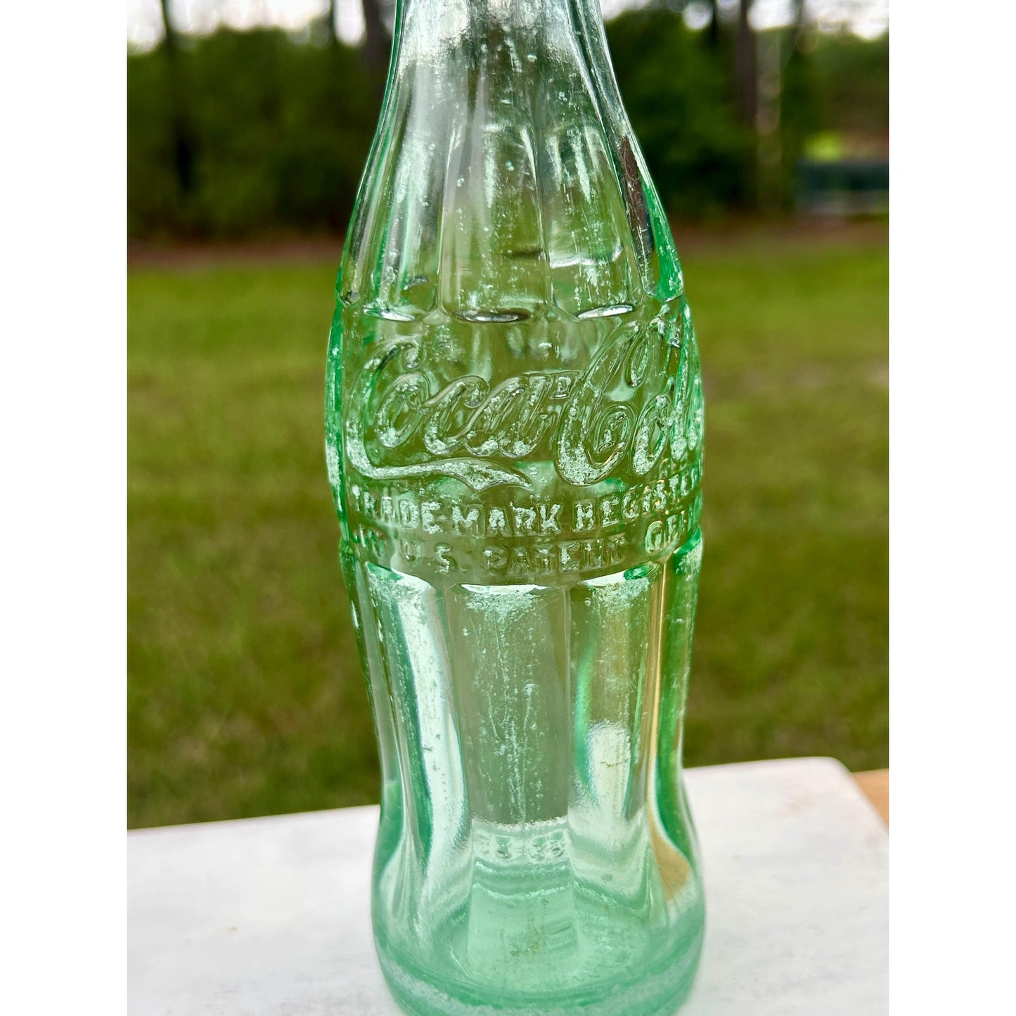 Vintage 1938 Savannah GA Coca-Cola Bottle Chattanooga Glass D-105529 6 Oz Embossed Hobbleskirt Coke Bottle