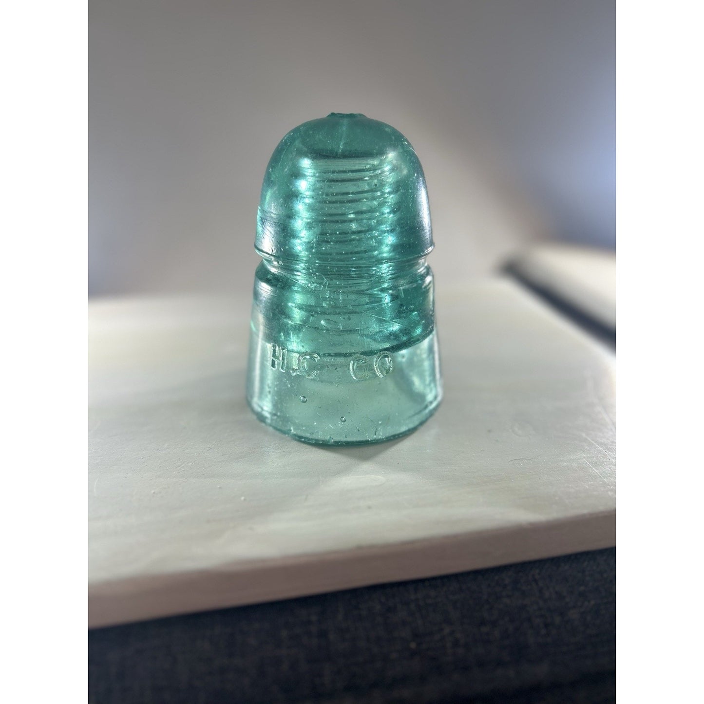 Very Rare Early H.C. & CO. Hemingray Insulator – CD 145 Beehive – Aqua - 1870’s