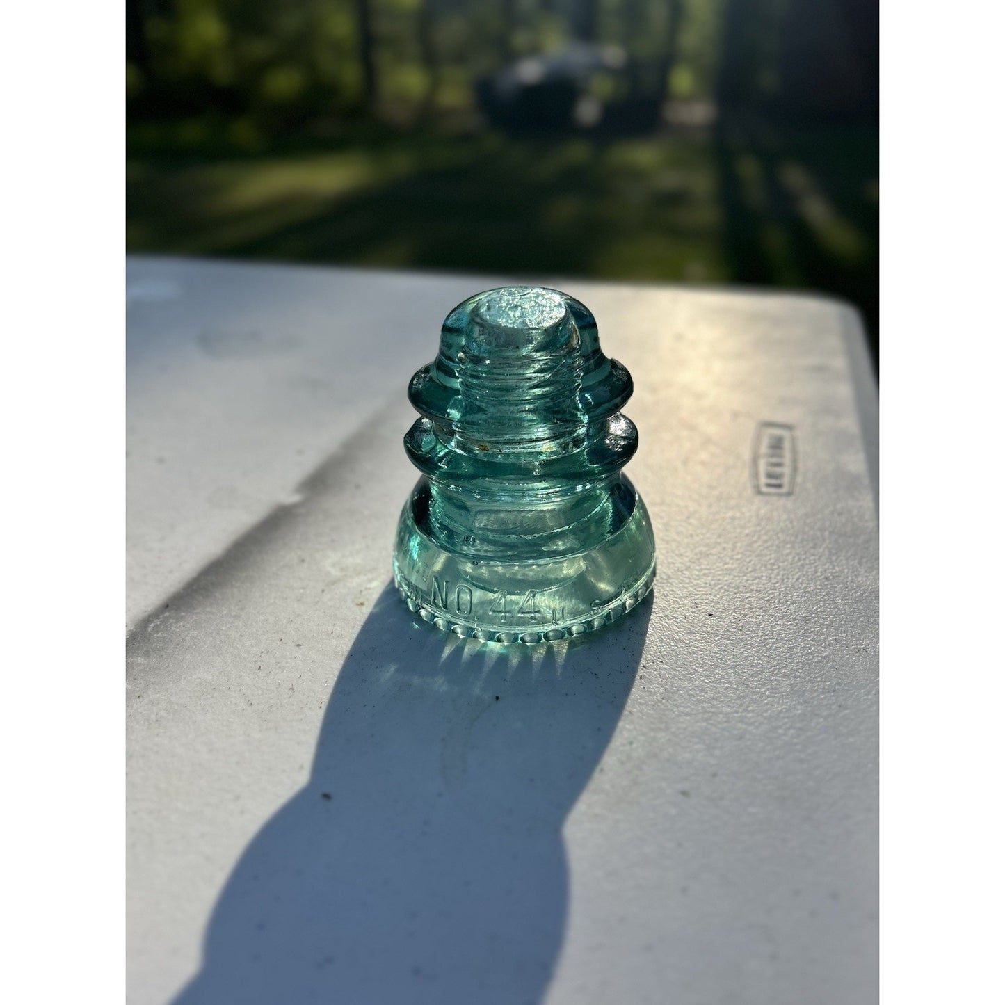 Lynchburg No. 44 CD 154 Ice Blue Glass Insulator — Rare Variant — USA