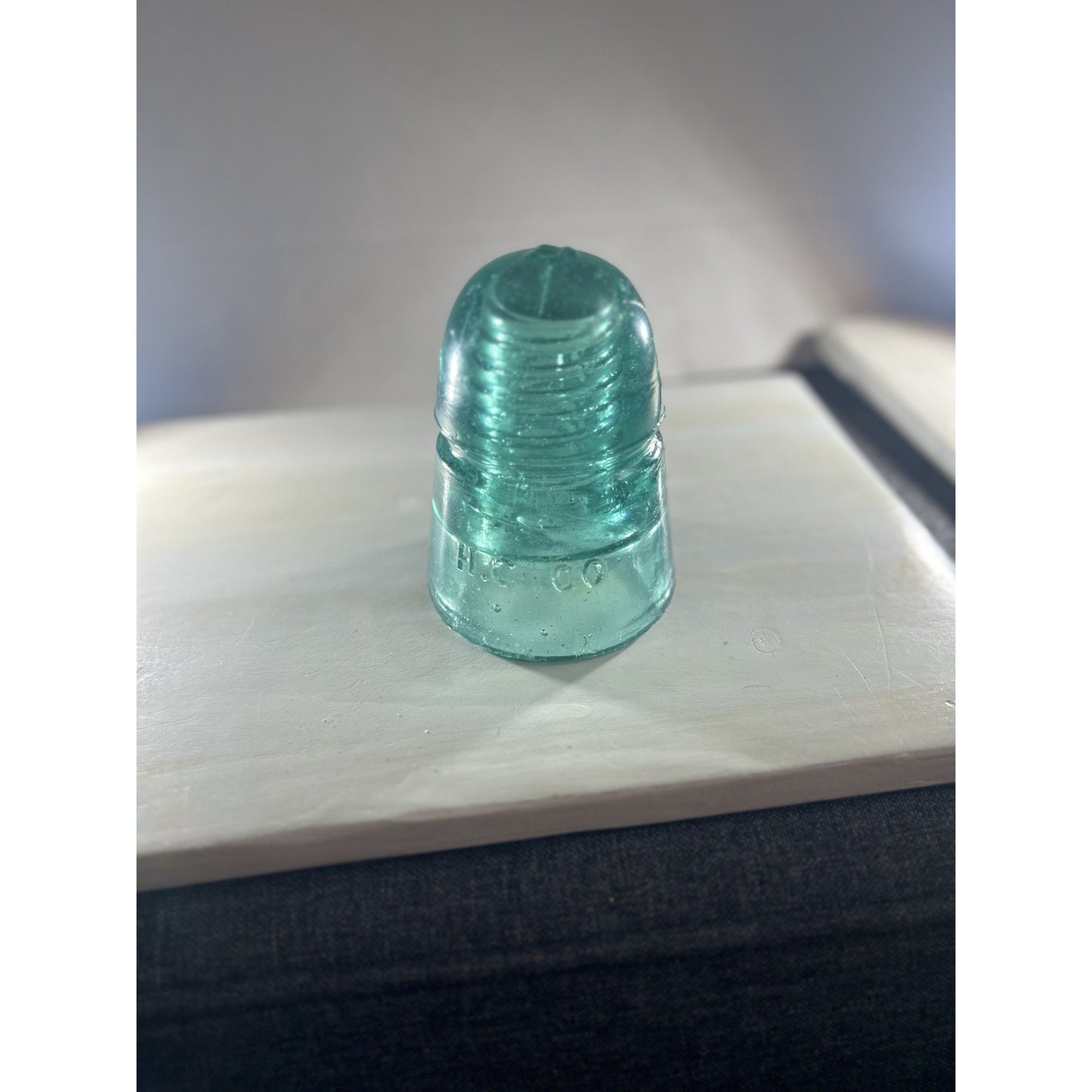 Very Rare Early H.C. & CO. Hemingray Insulator – CD 145 Beehive – Aqua - 1870’s