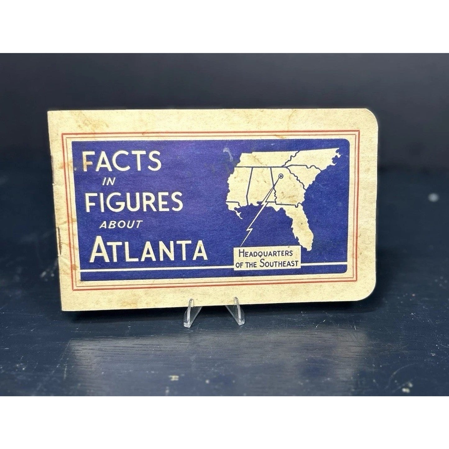 1944 Facts In Figures Atlanta Georgia WWII City Industrial Guide Utilities Book
