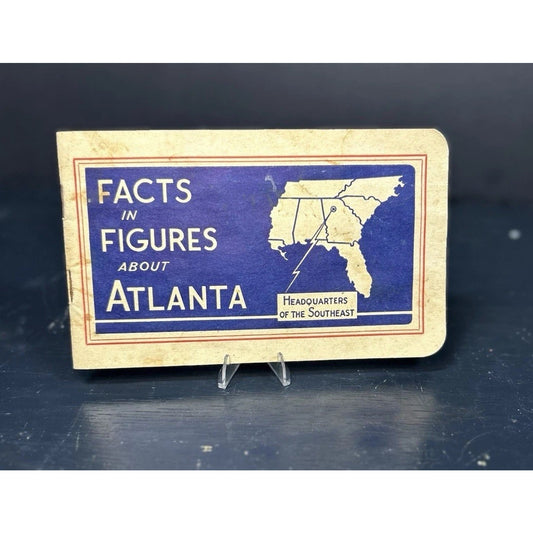 1944 Facts In Figures Atlanta Georgia WWII City Industrial Guide Utilities Book